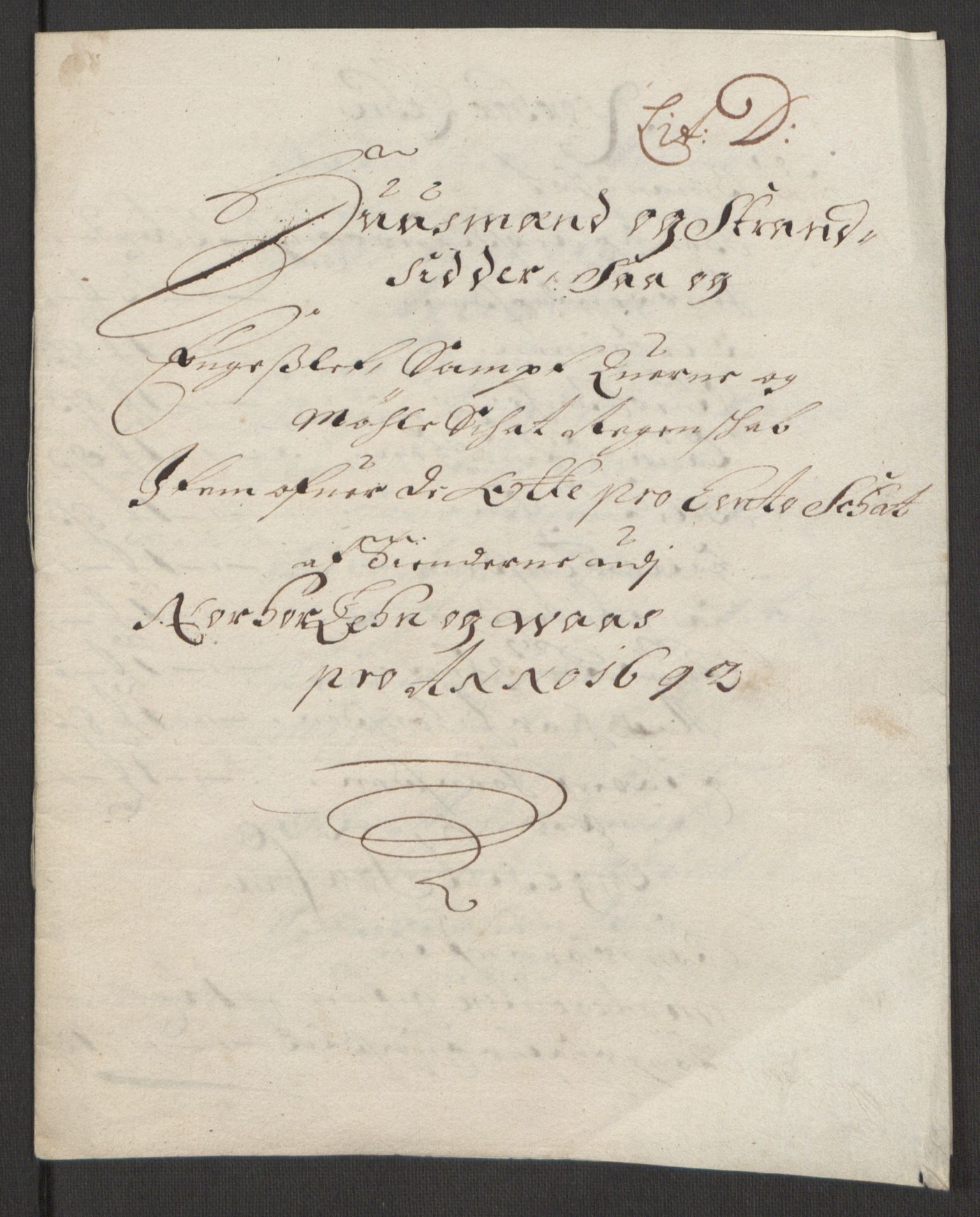 Rentekammeret inntil 1814, Reviderte regnskaper, Fogderegnskap, AV/RA-EA-4092/R51/L3181: Fogderegnskap Nordhordland og Voss, 1691-1692, p. 315