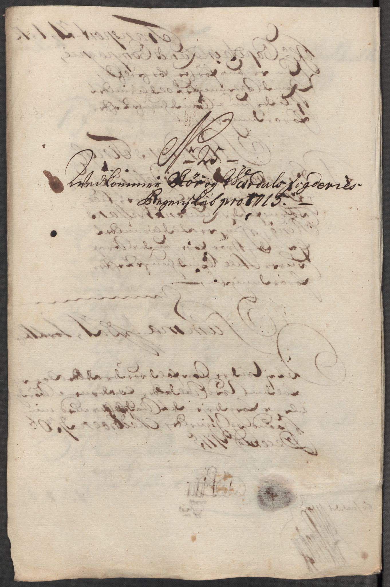 Rentekammeret inntil 1814, Reviderte regnskaper, Fogderegnskap, AV/RA-EA-4092/R62/L4205: Fogderegnskap Stjørdal og Verdal, 1715, p. 236