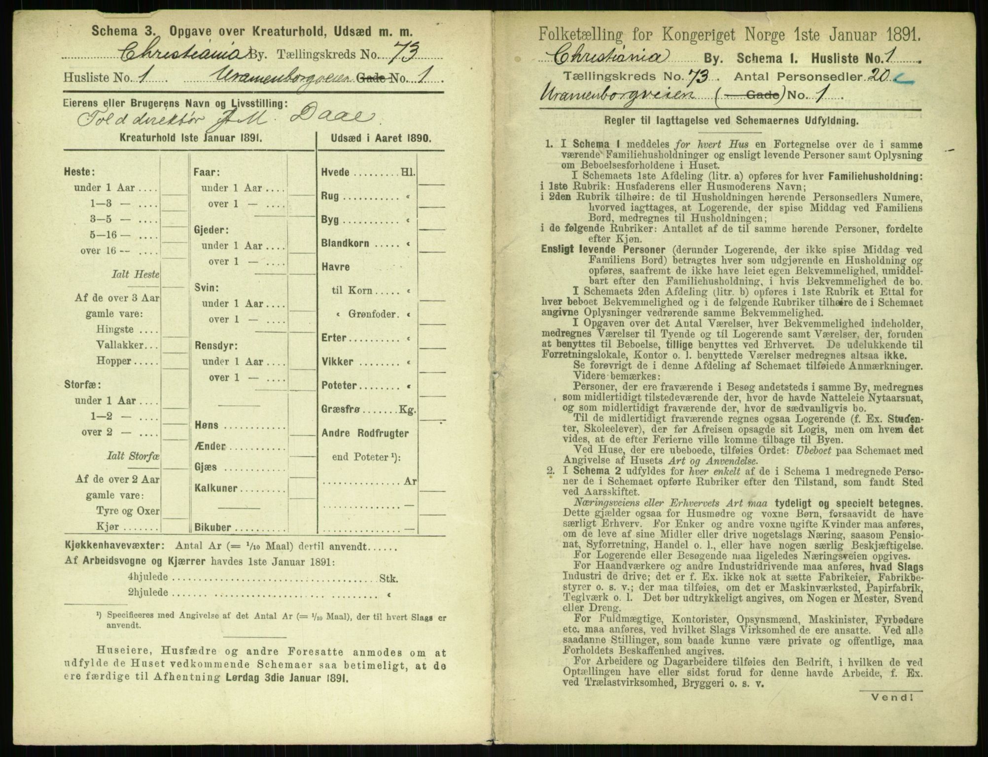 RA, 1891 census for 0301 Kristiania, 1891, p. 39386