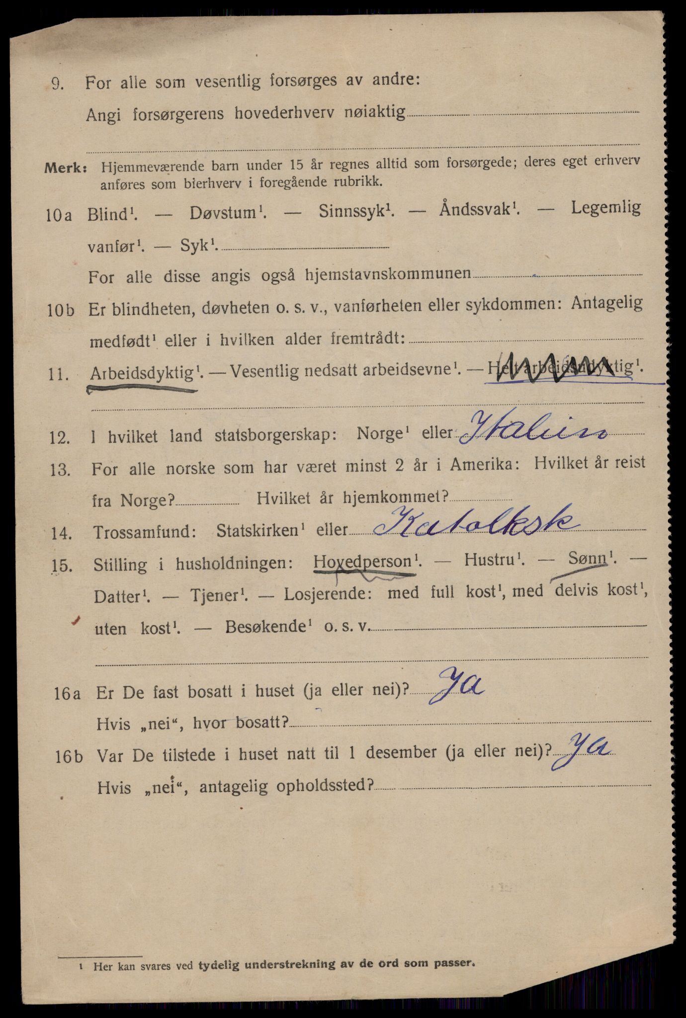 SAST, 1920 census for Stavanger, 1920, p. 66665