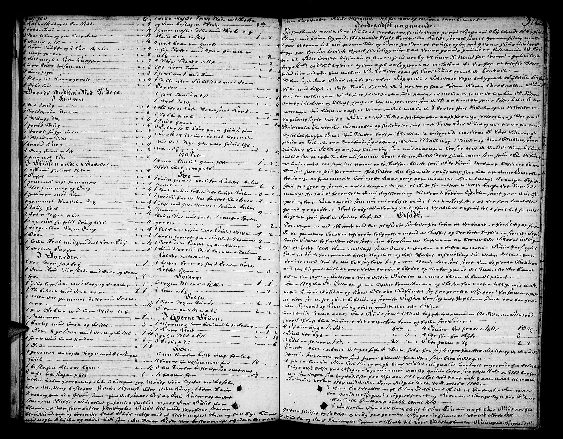 Aker sorenskriveri, AV/SAO-A-10895/H/Hb/L0008b: Skifteprotokoll, 1750-1755, p. 371b-372a
