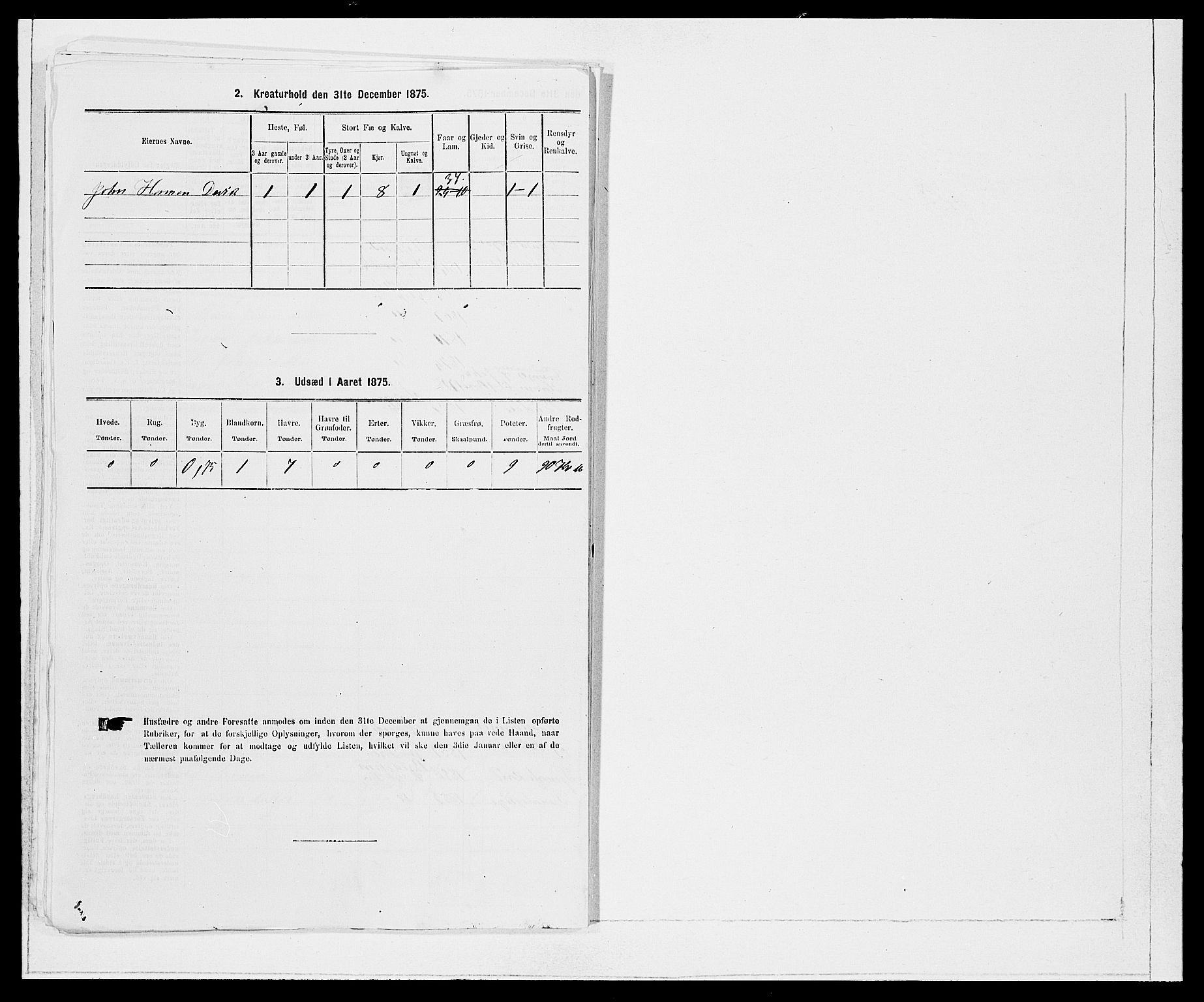 SAB, 1875 Census for 1445P Gloppen, 1875, p. 767