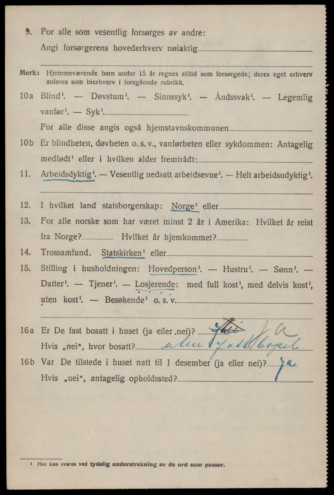 SAKO, 1920 census for Seljord, 1920, p. 5353