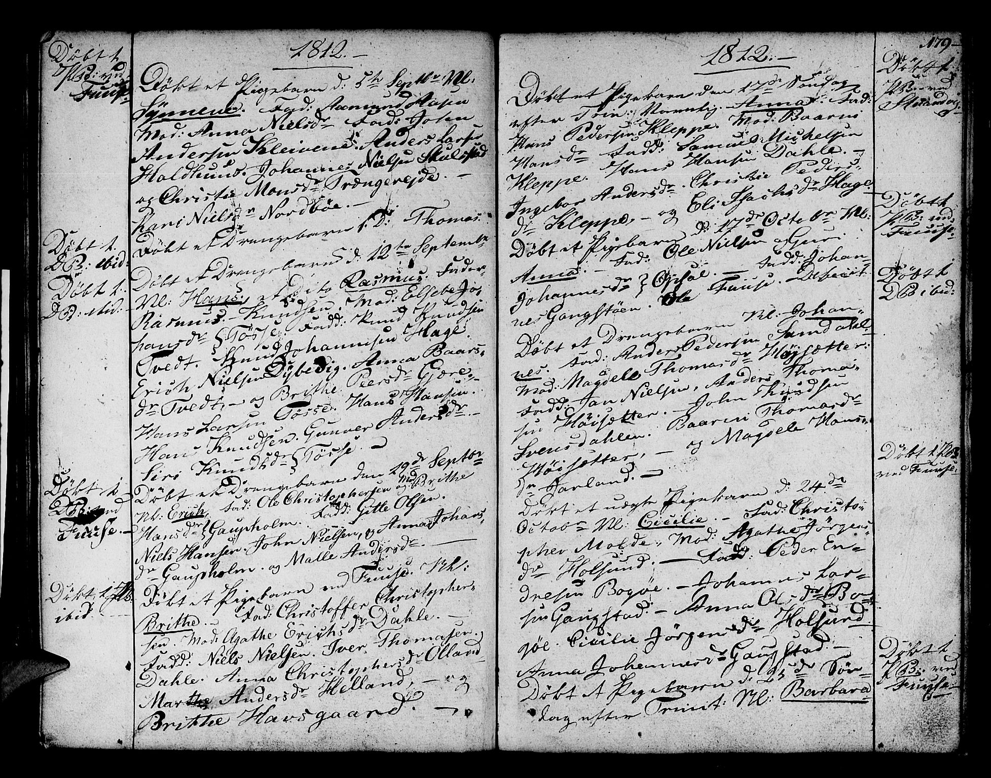 Os sokneprestembete, AV/SAB-A-99929: Parish register (official) no. A 11, 1789-1815, p. 179