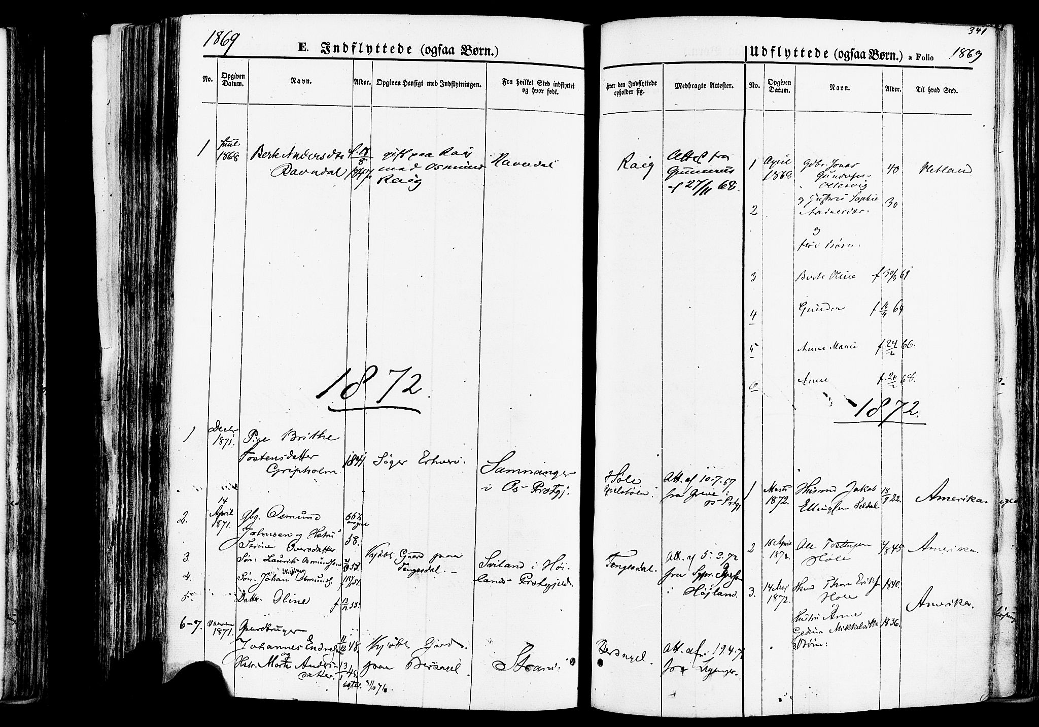 Høgsfjord sokneprestkontor, SAST/A-101624/H/Ha/Haa/L0002: Parish register (official) no. A 2, 1855-1885, p. 341