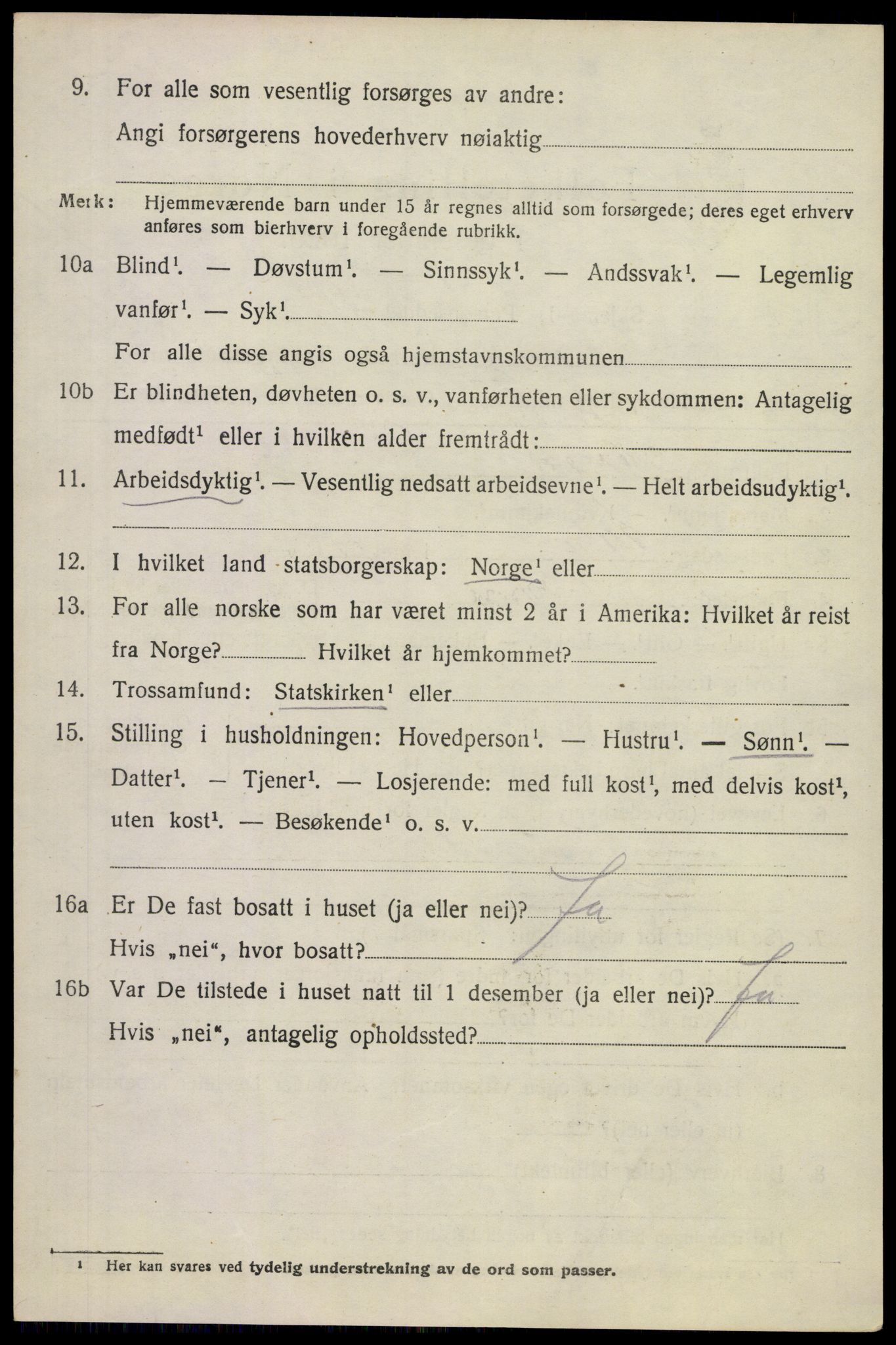SAKO, 1920 census for Borre, 1920, p. 7119