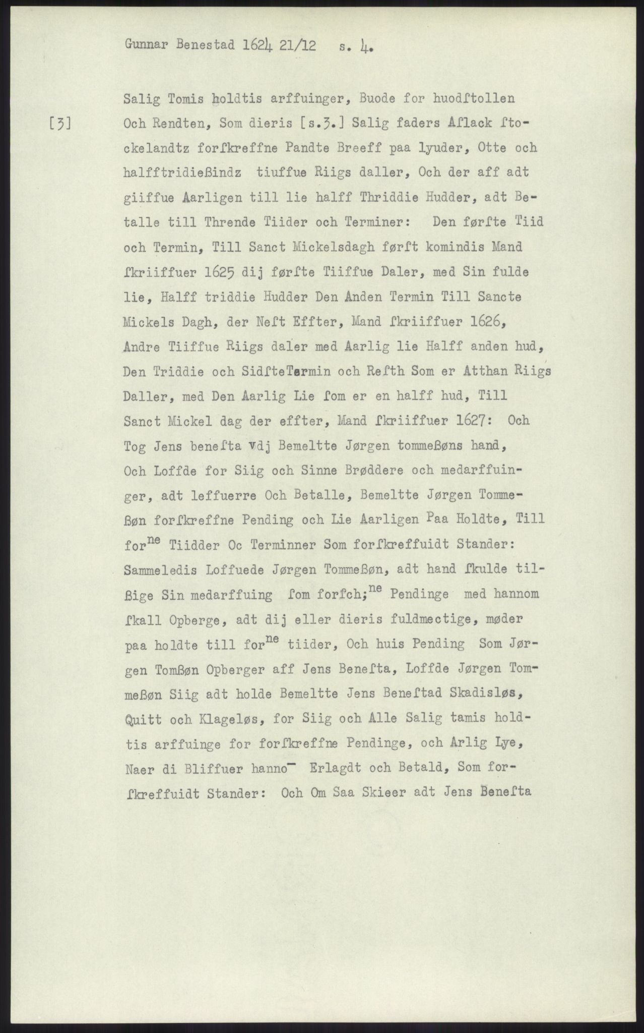 Samlinger til kildeutgivelse, Diplomavskriftsamlingen, RA/EA-4053/H/Ha, p. 621