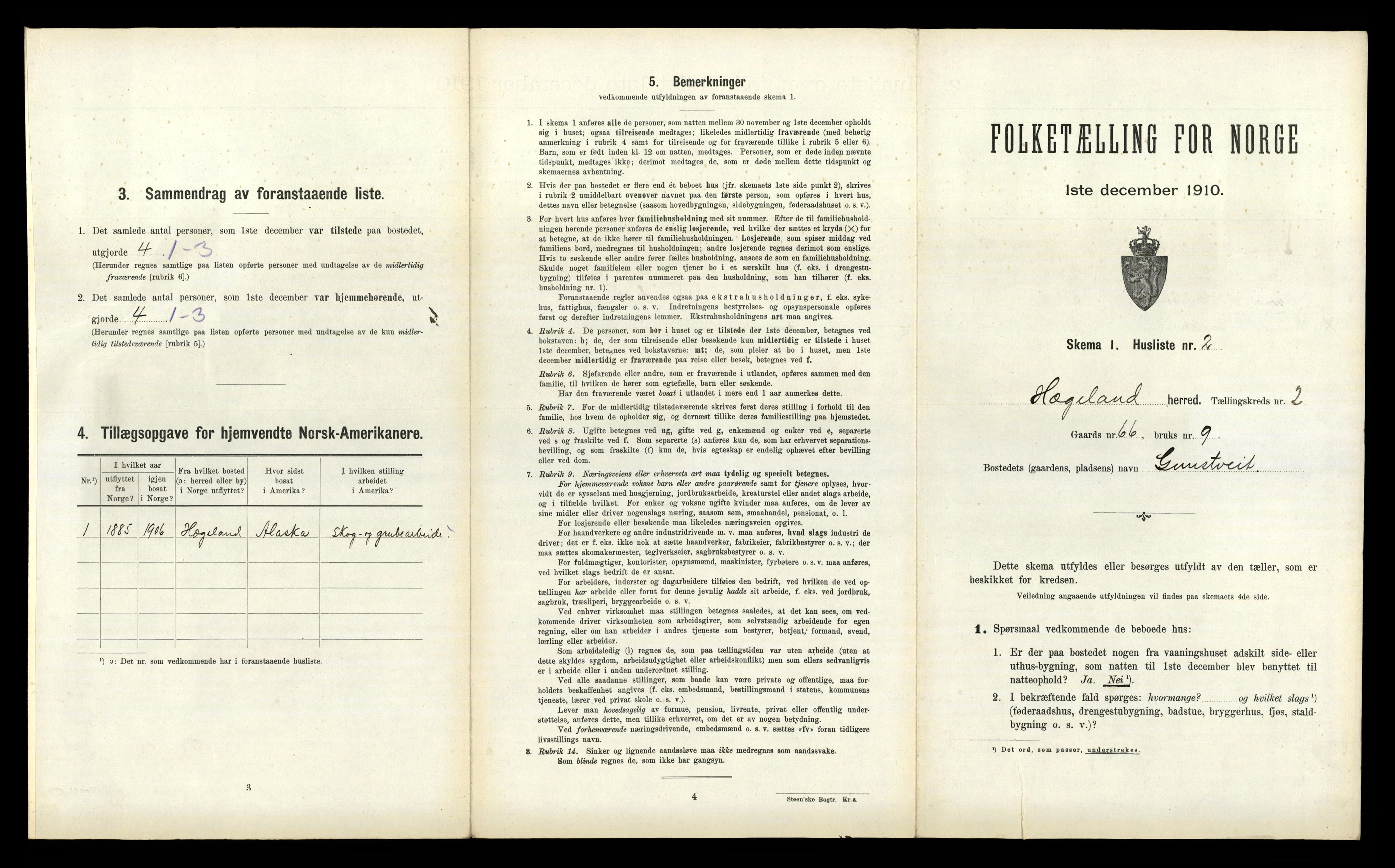 RA, 1910 census for Hægeland, 1910, p. 112