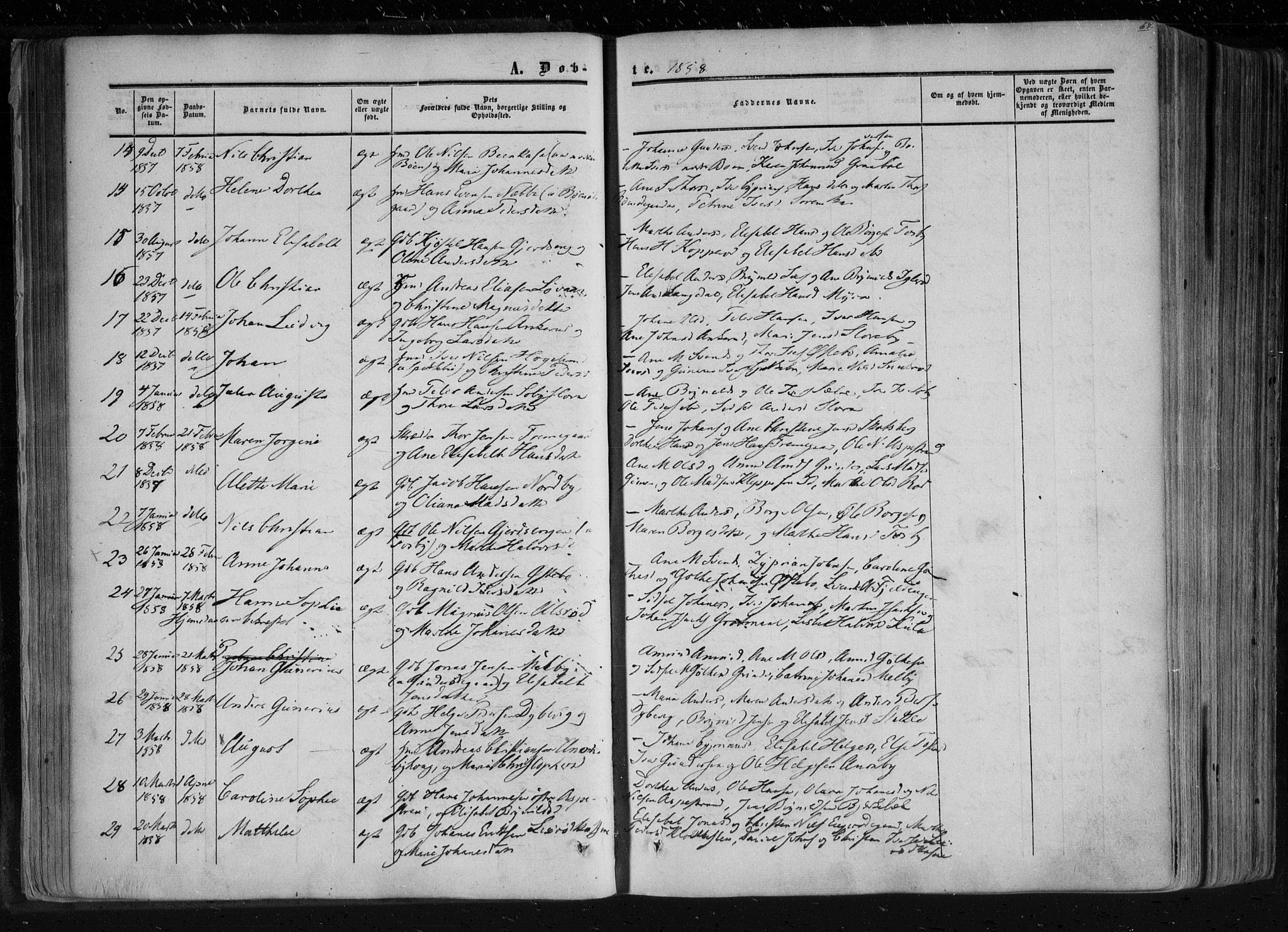 Aremark prestekontor Kirkebøker, SAO/A-10899/F/Fc/L0003: Parish register (official) no. III 3, 1850-1865, p. 67