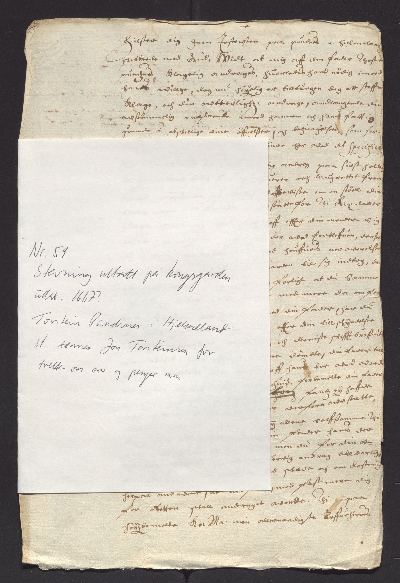 Stavanger len, AV/SAST-A-101870/Ob/L0041: Diverse, 1667-1670, p. 19