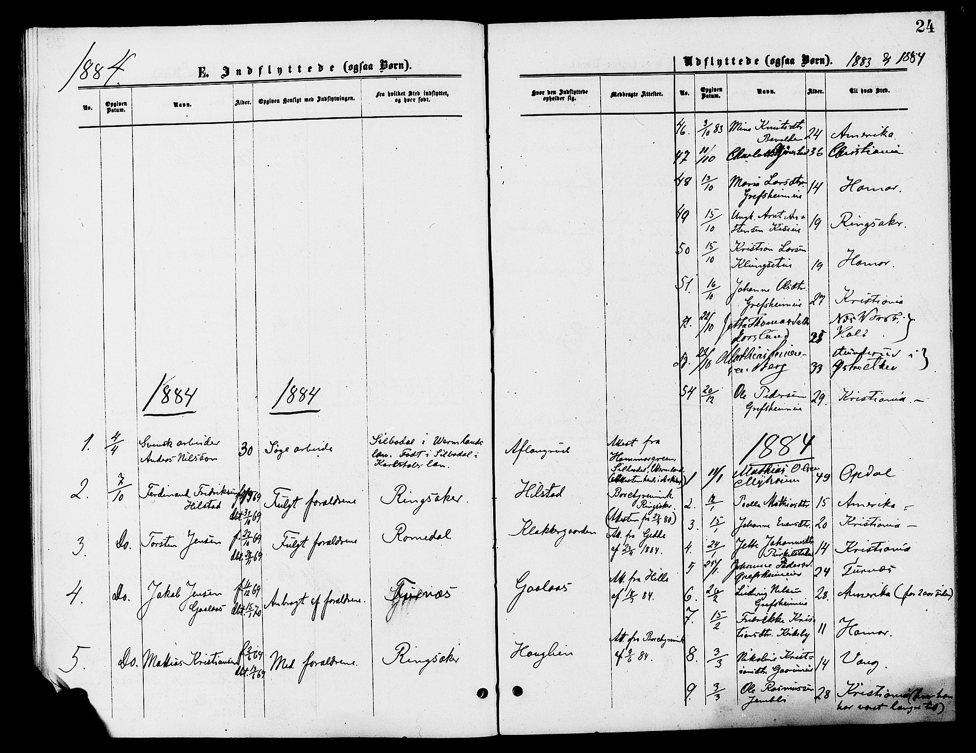 Nes prestekontor, Hedmark, AV/SAH-PREST-020/K/Ka/L0007: Parish register (official) no. 7, 1877-1886, p. 24