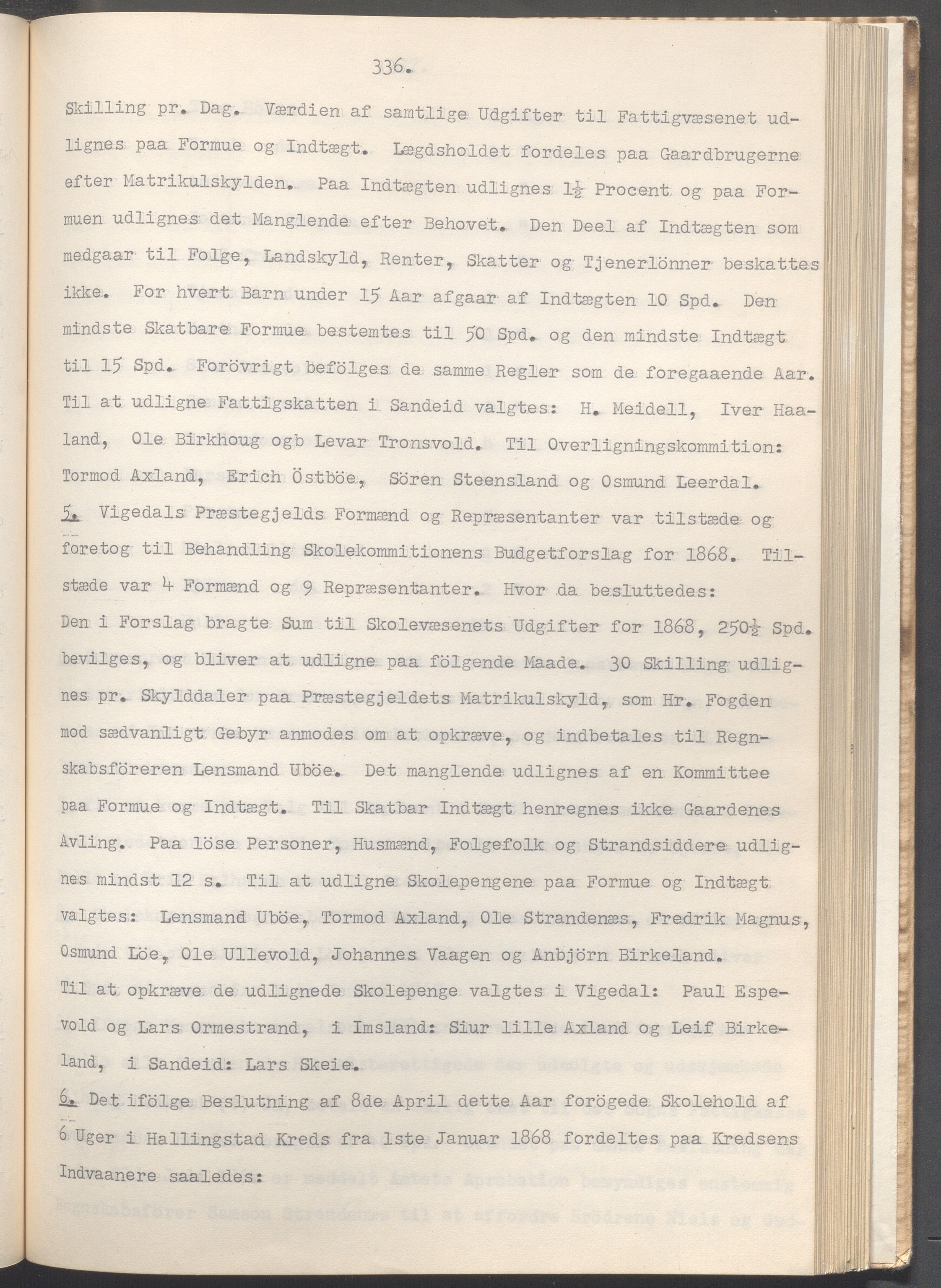 Vikedal kommune - Formannskapet, IKAR/K-100598/A/Ac/L0002: Avskrift av møtebok, 1862-1874, p. 336