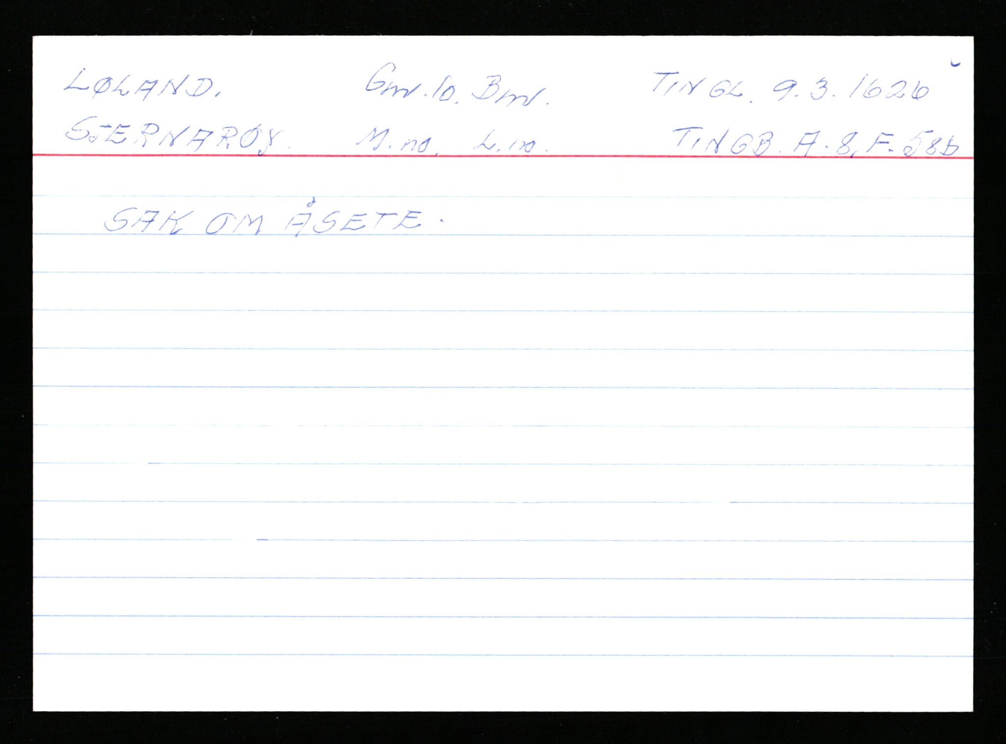Statsarkivet i Stavanger, AV/SAST-A-101971/03/Y/Ym/L0037: Åstedskort sortert etter gårdsnavn: Lædre - Mauland, 1600-1950, p. 153