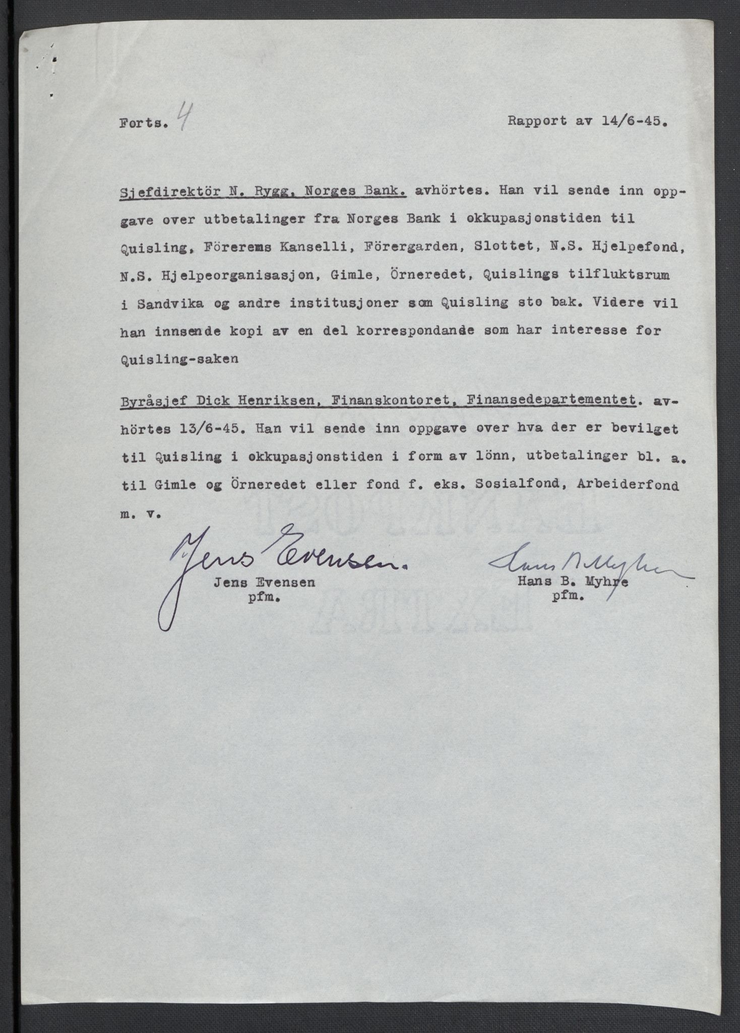 Landssvikarkivet, Oslo politikammer, AV/RA-S-3138-01/D/Da/L0003: Dnr. 29, 1945, p. 2830