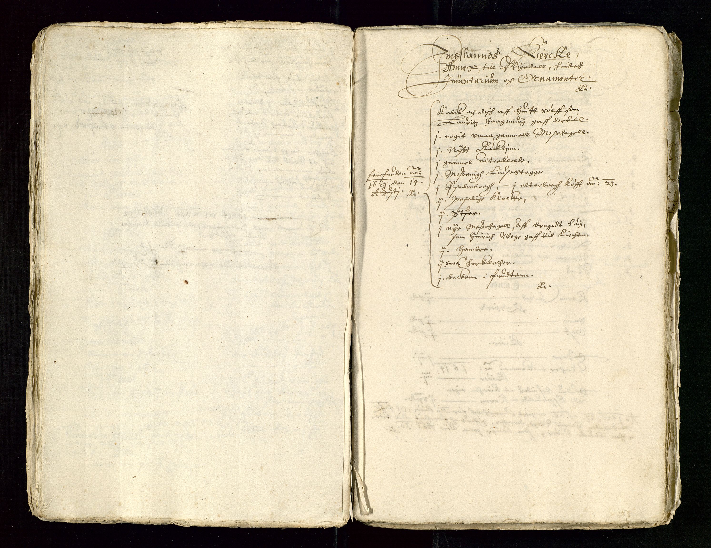 Stavanger len, AV/SAST-A-101870/Ob/L0018: Kirkeregnskaper, 1613-1632, p. 35