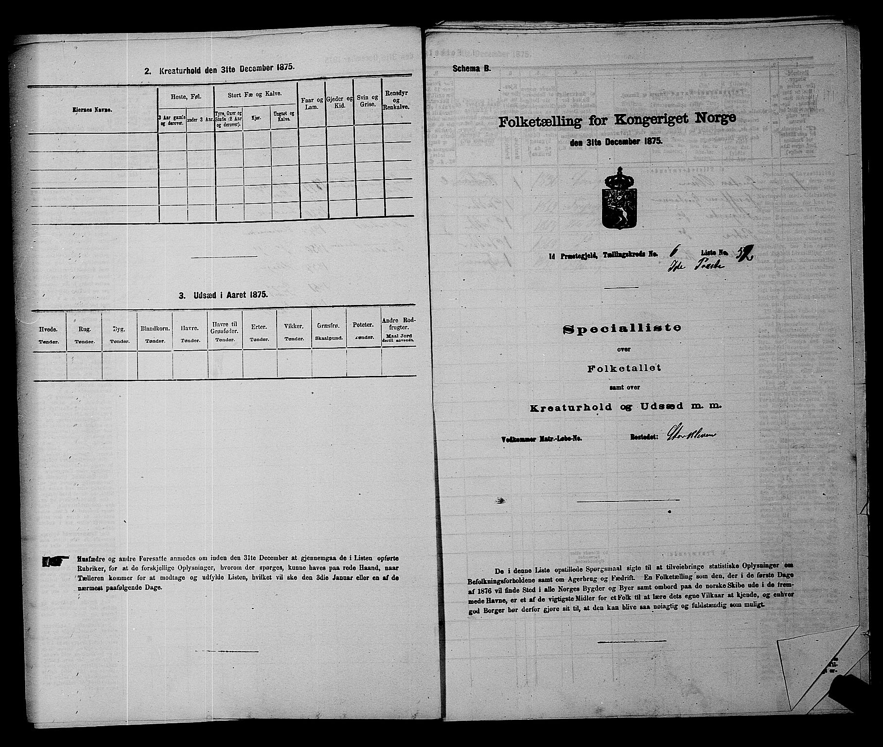 RA, 1875 census for 0117P Idd, 1875, p. 1108