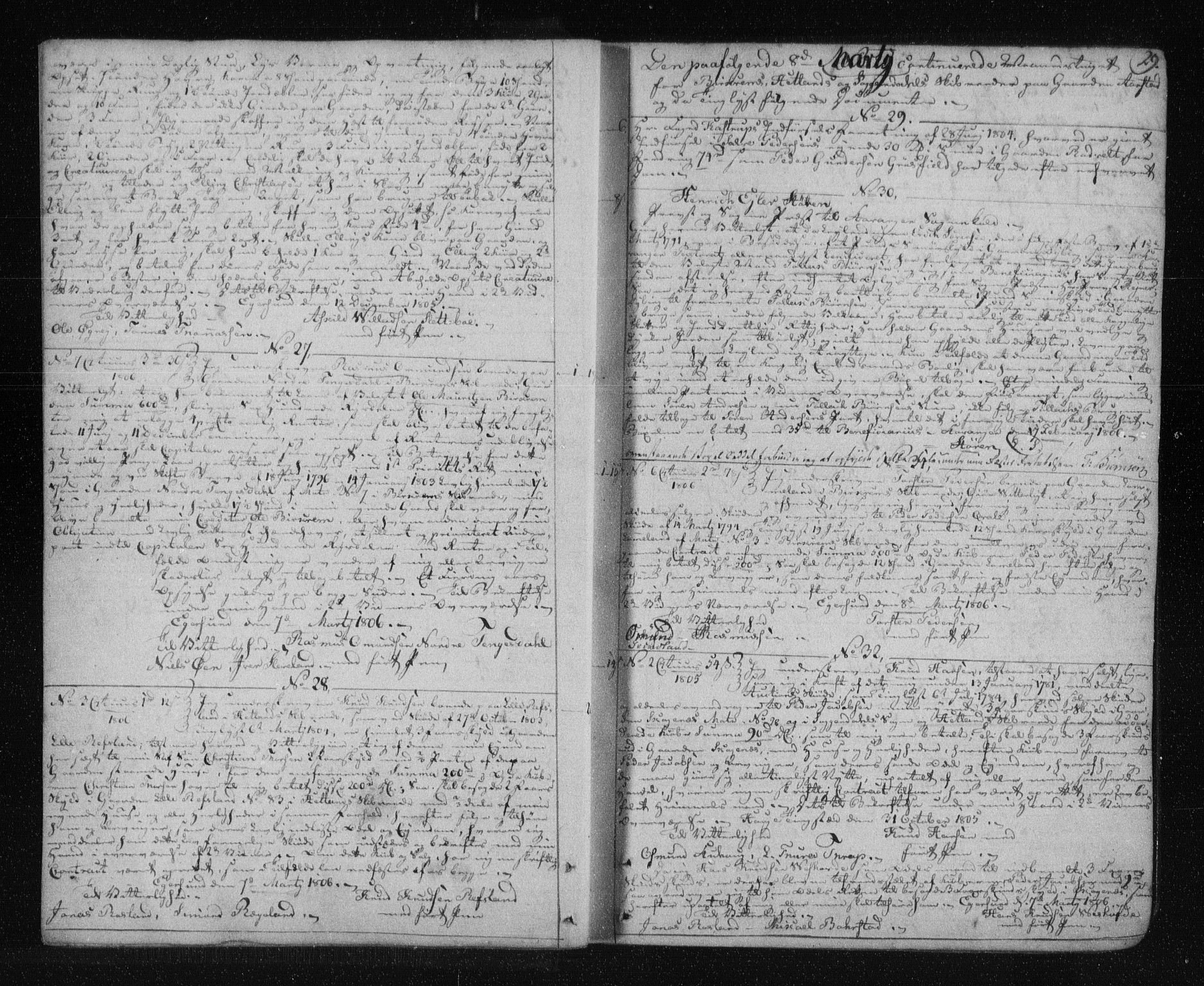 Jæren og Dalane sorenskriveri, AV/SAST-A-100306/4/41/41B/L0011: Mortgage book no. 8, 1805-1812, p. 29