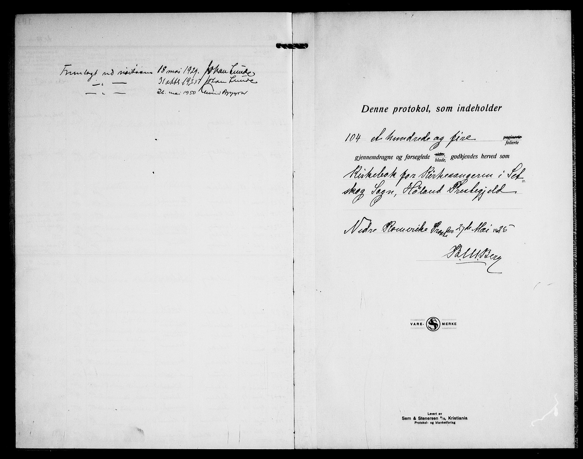 Høland prestekontor Kirkebøker, SAO/A-10346a/G/Gc/L0003: Parish register (copy) no. III 3, 1925-1947