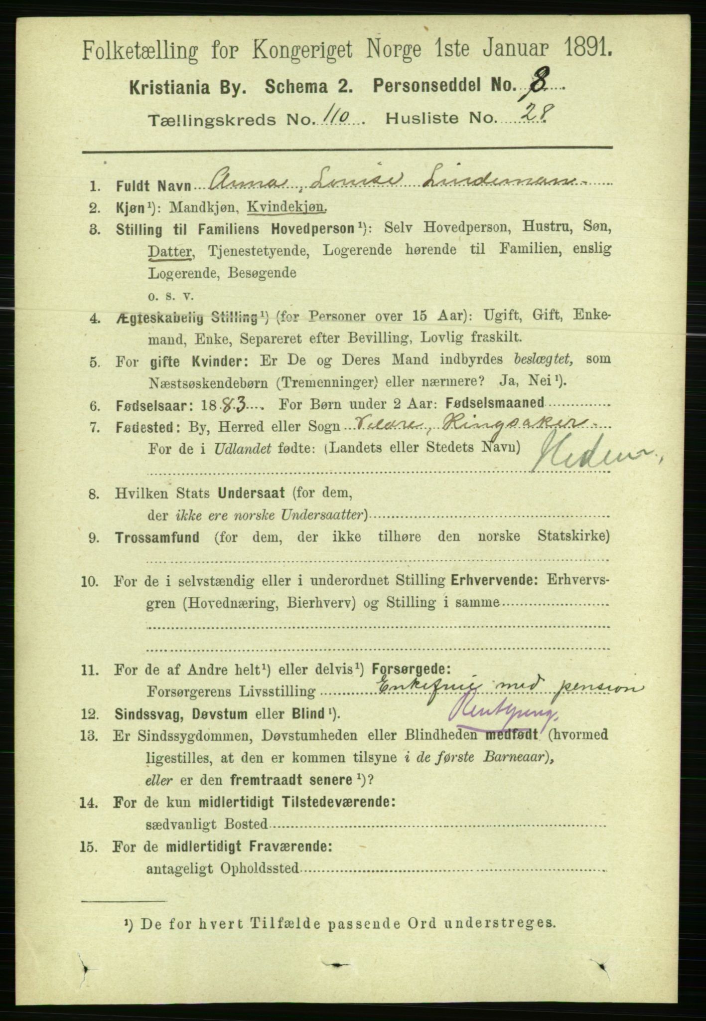 RA, 1891 census for 0301 Kristiania, 1891, p. 57773