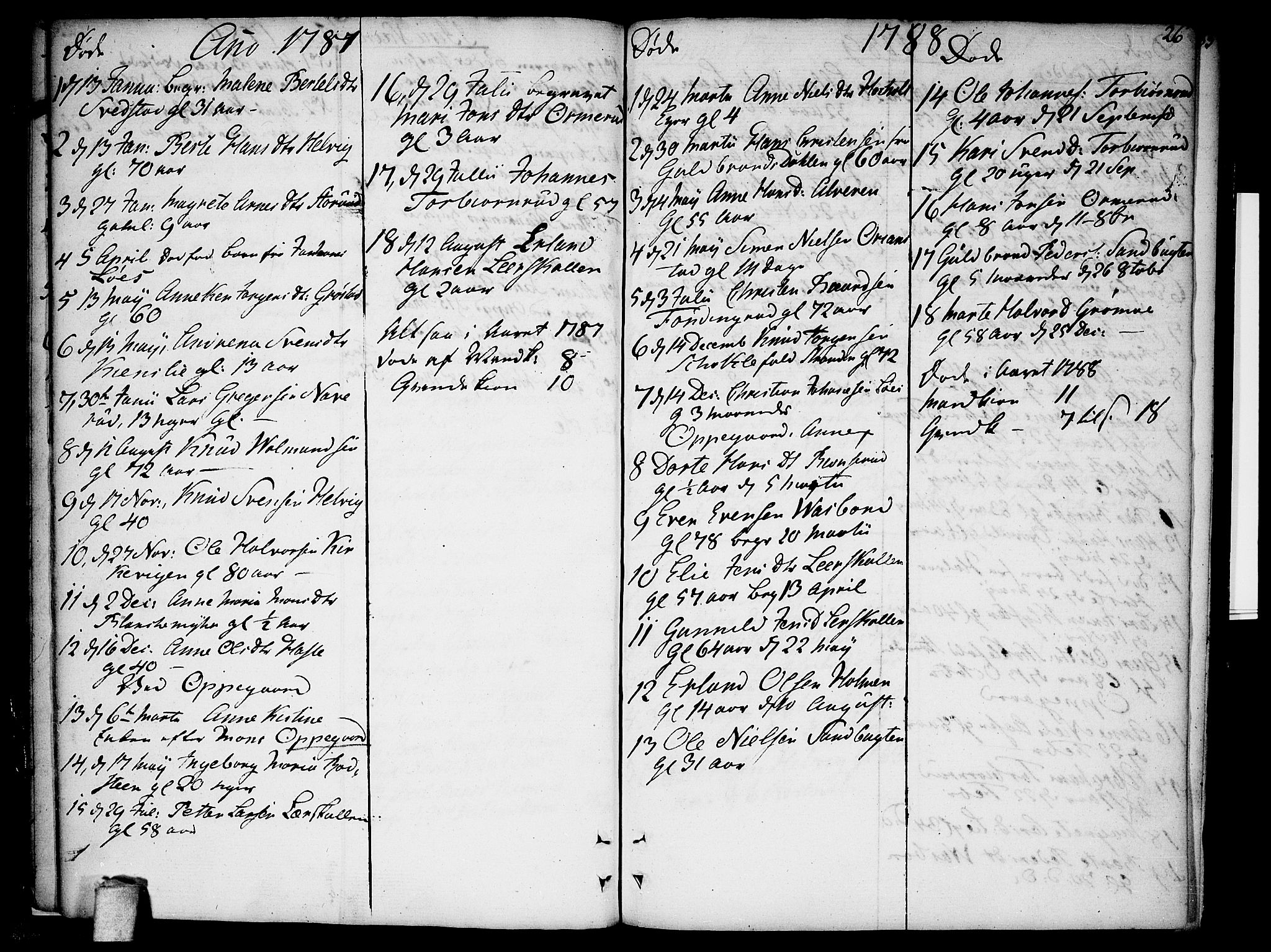 Nesodden prestekontor Kirkebøker, SAO/A-10013/F/Fa/L0004: Parish register (official) no. I 4, 1780-1792, p. 26