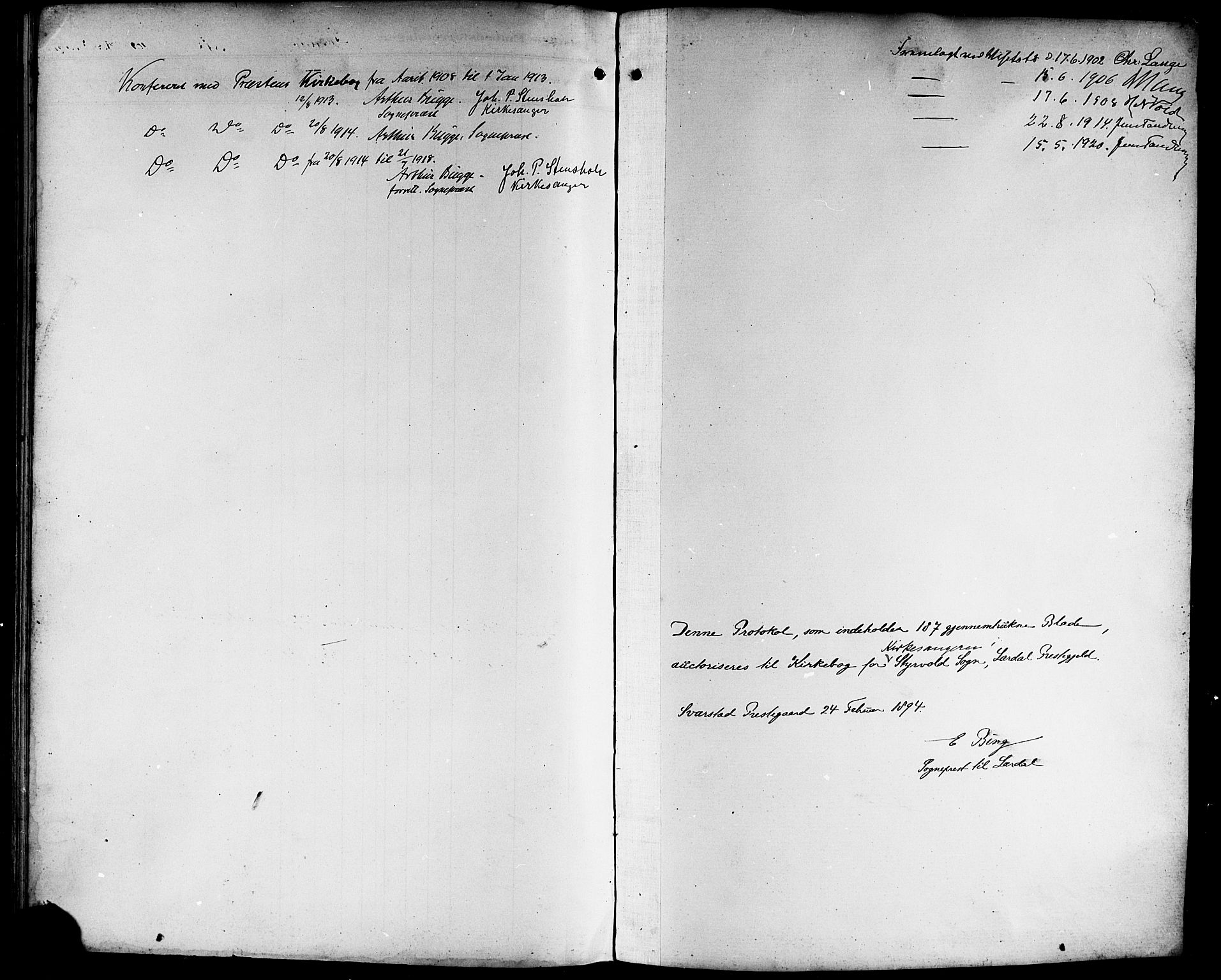 Lardal kirkebøker, AV/SAKO-A-350/G/Gc/L0002: Parish register (copy) no. III 2, 1894-1918