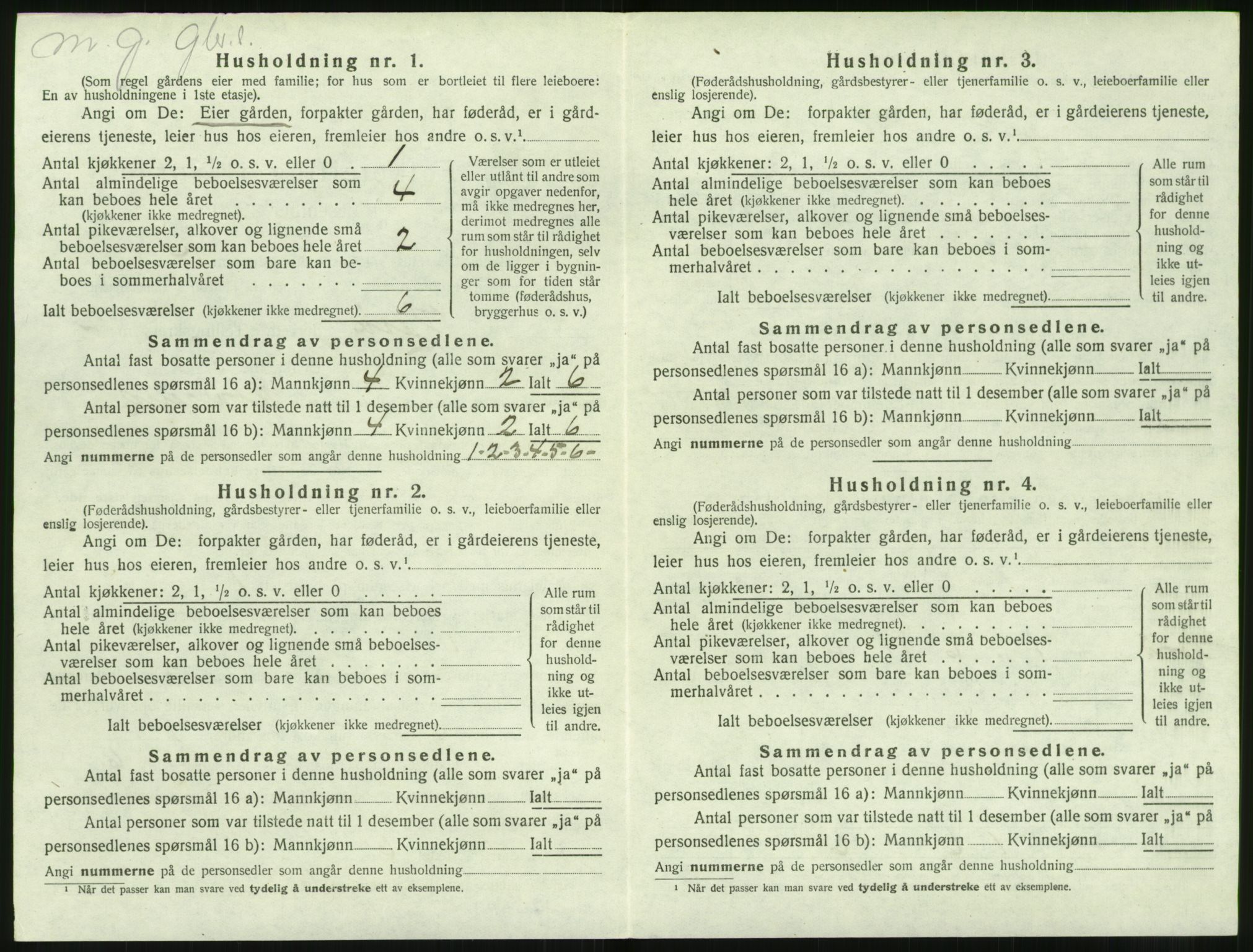 SAT, 1920 census for Herøy (MR), 1920, p. 172