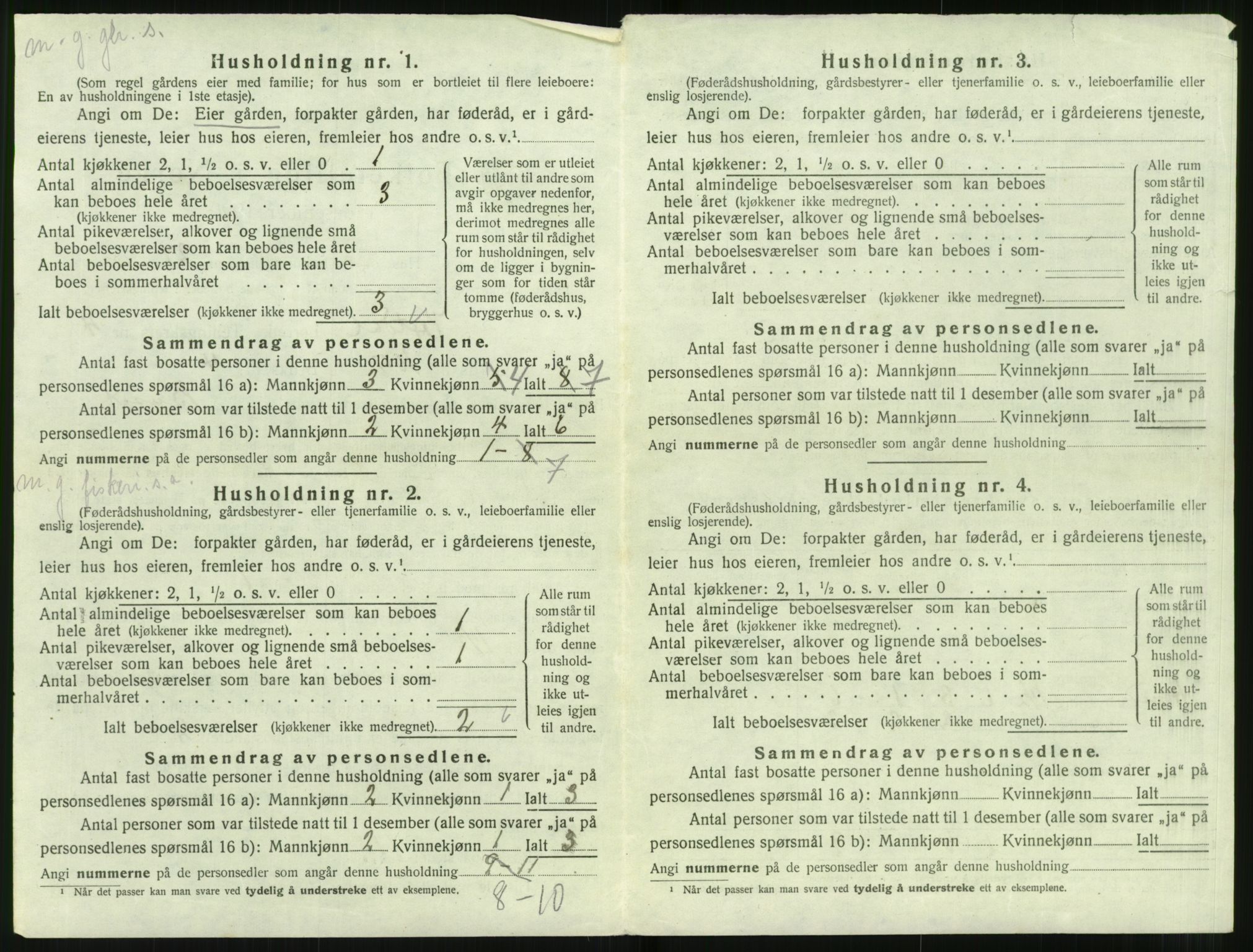 SAT, 1920 census for Vartdal, 1920, p. 272