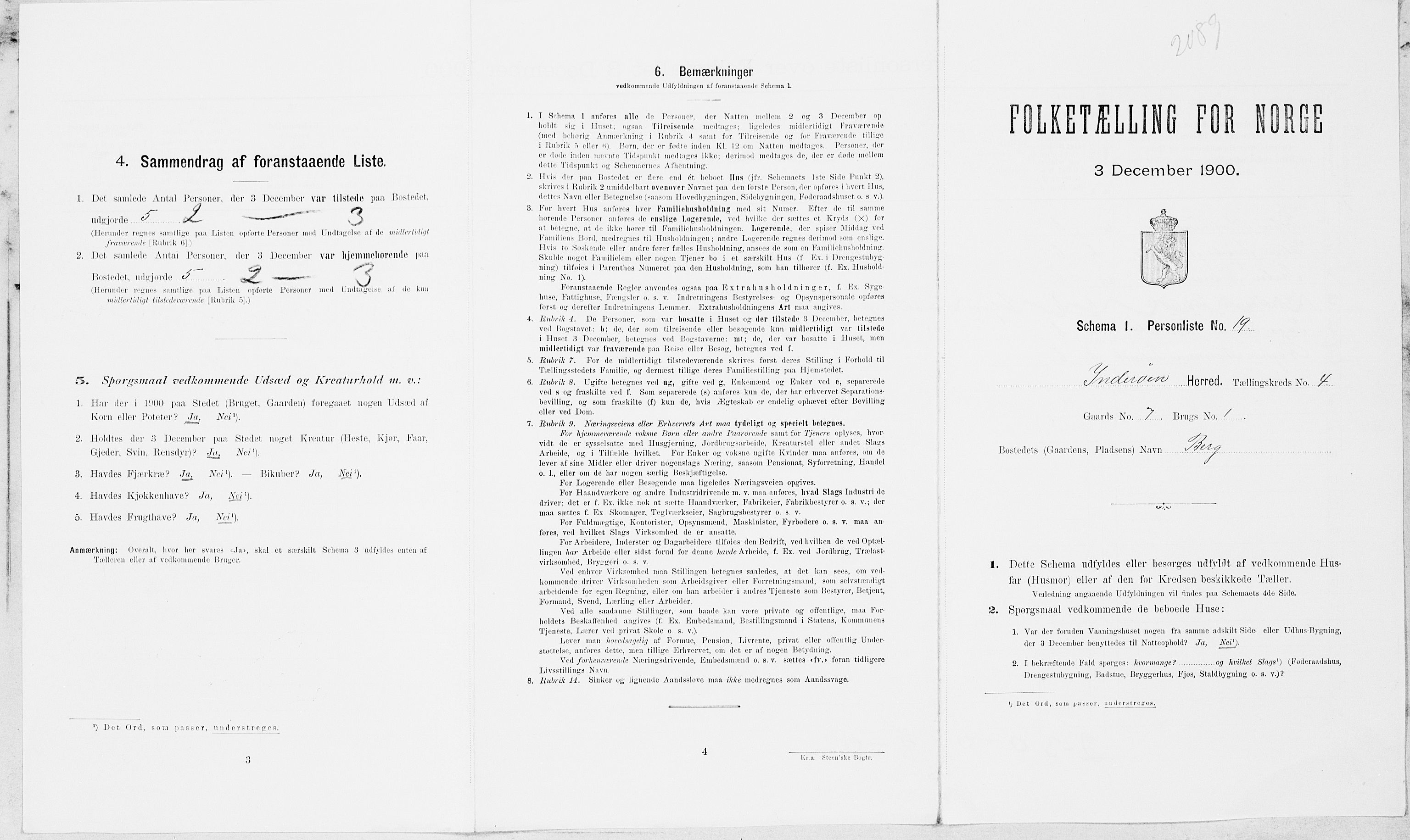 SAT, 1900 census for Inderøy, 1900, p. 628