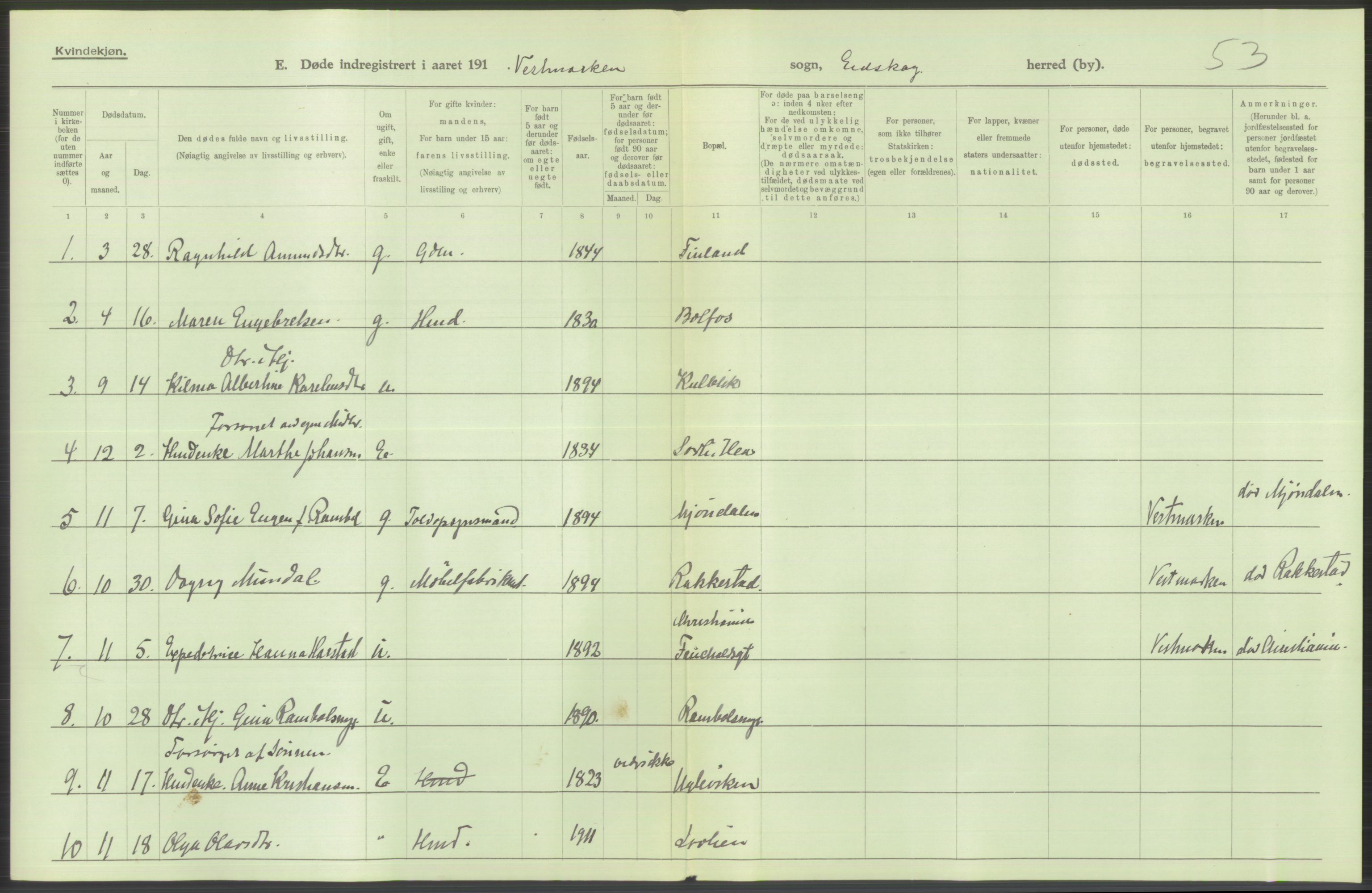 Statistisk sentralbyrå, Sosiodemografiske emner, Befolkning, AV/RA-S-2228/D/Df/Dfb/Dfbh/L0014: Hedemarkens fylke: Døde. Bygder og byer., 1918, p. 308