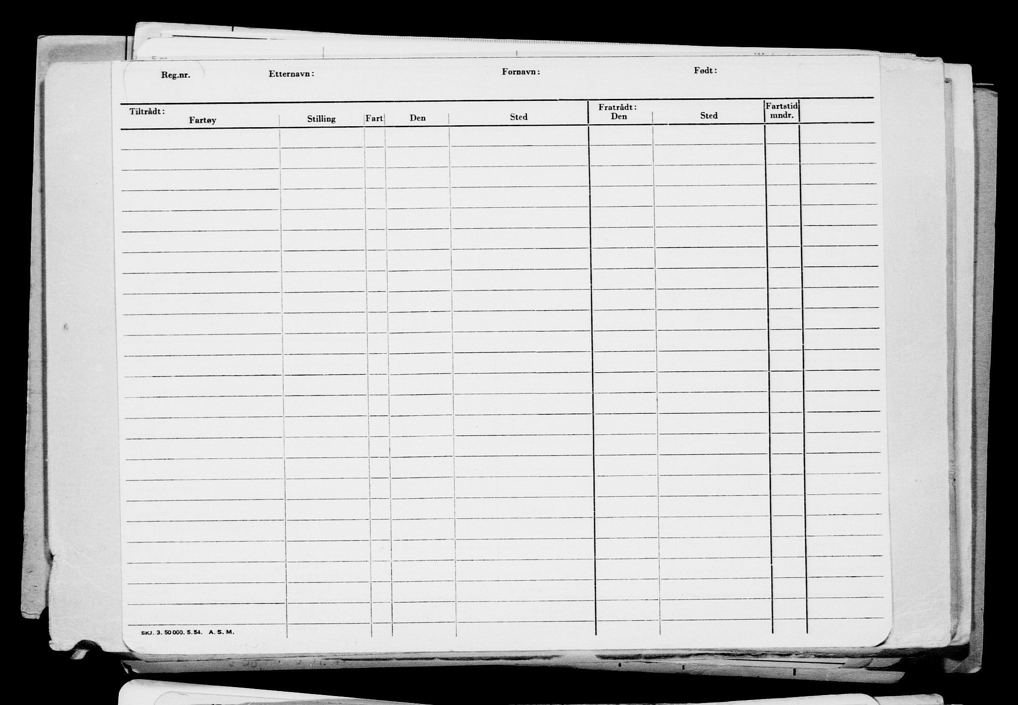 Direktoratet for sjømenn, AV/RA-S-3545/G/Gb/L0085: Hovedkort, 1909, p. 201