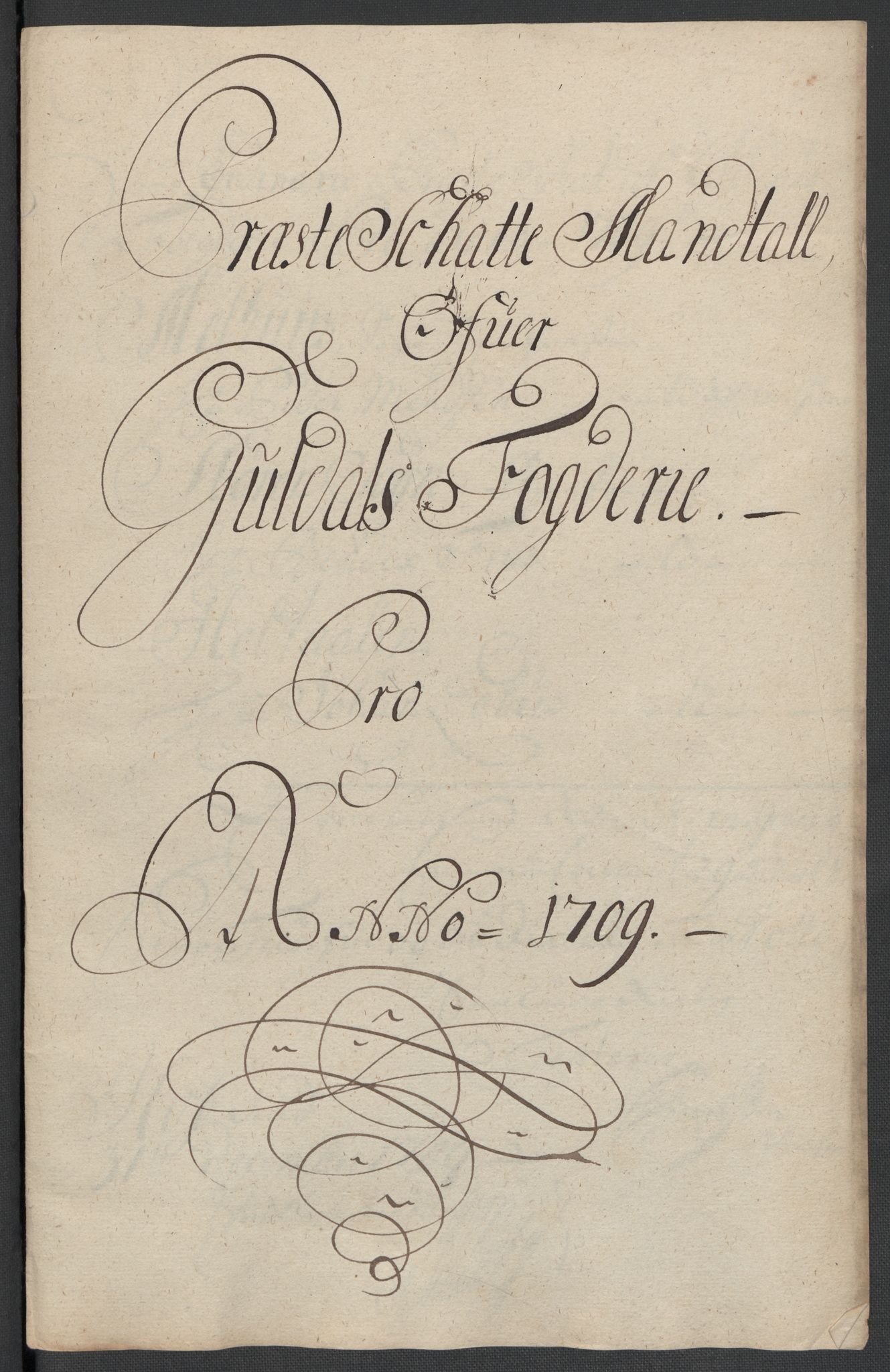 Rentekammeret inntil 1814, Reviderte regnskaper, Fogderegnskap, RA/EA-4092/R60/L3959: Fogderegnskap Orkdal og Gauldal, 1709, p. 274
