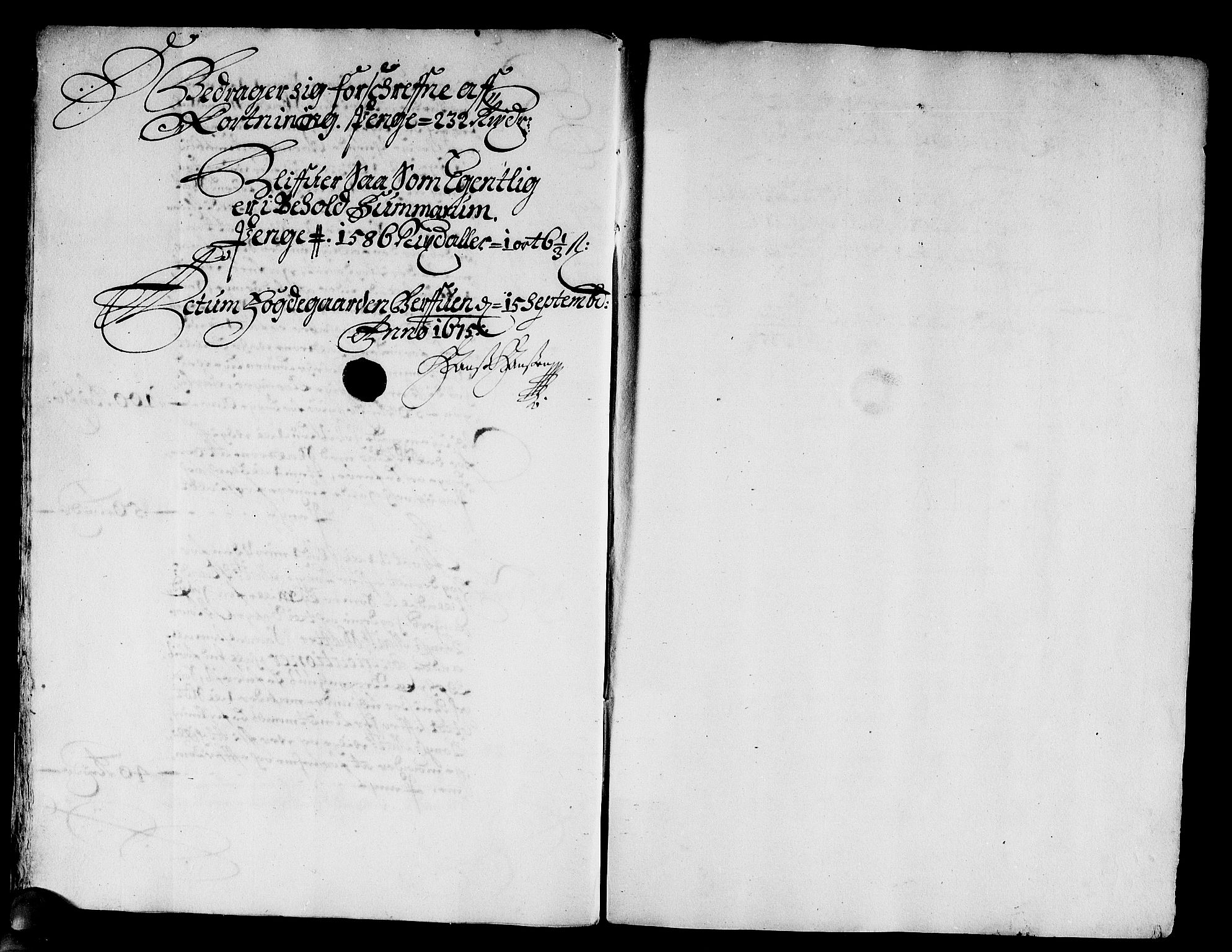 Rentekammeret inntil 1814, Reviderte regnskaper, Stiftamtstueregnskaper, Bergen stiftamt, AV/RA-EA-6043/R/Rc/L0038: Bergen stiftamt, 1673-1674