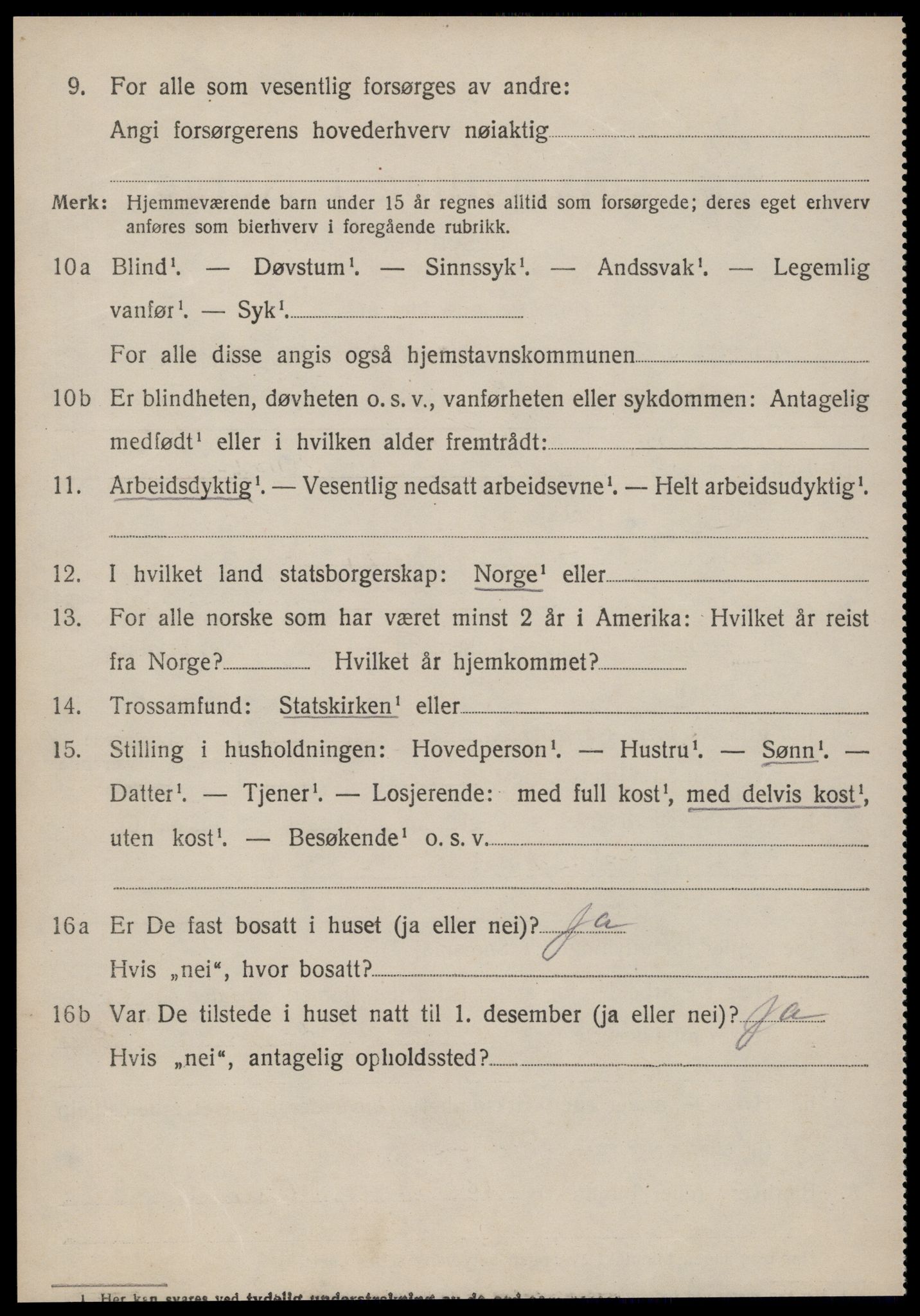 SAT, 1920 census for Stordal, 1920, p. 1643