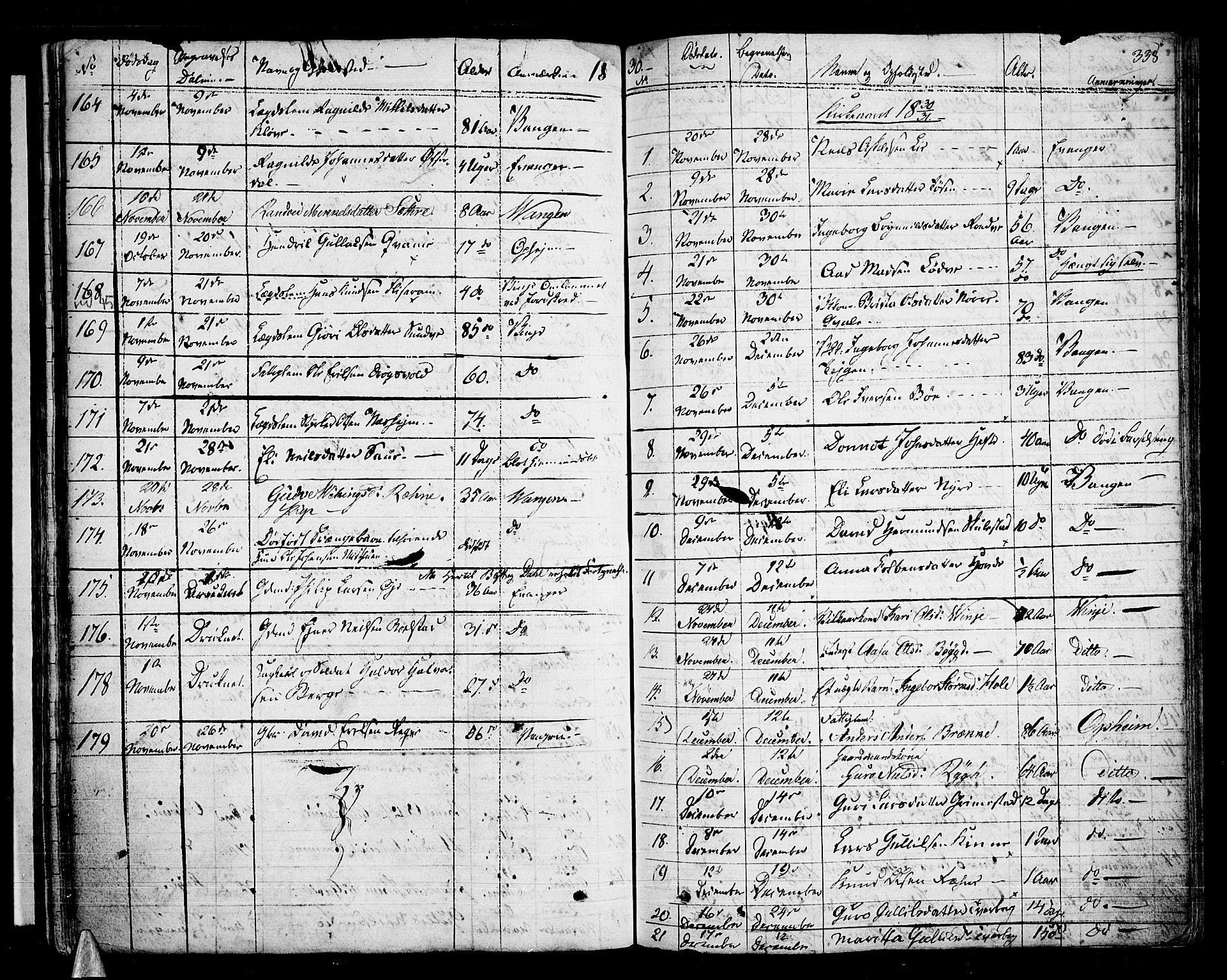 Voss sokneprestembete, SAB/A-79001/H/Haa: Parish register (official) no. A 12, 1823-1837, p. 338
