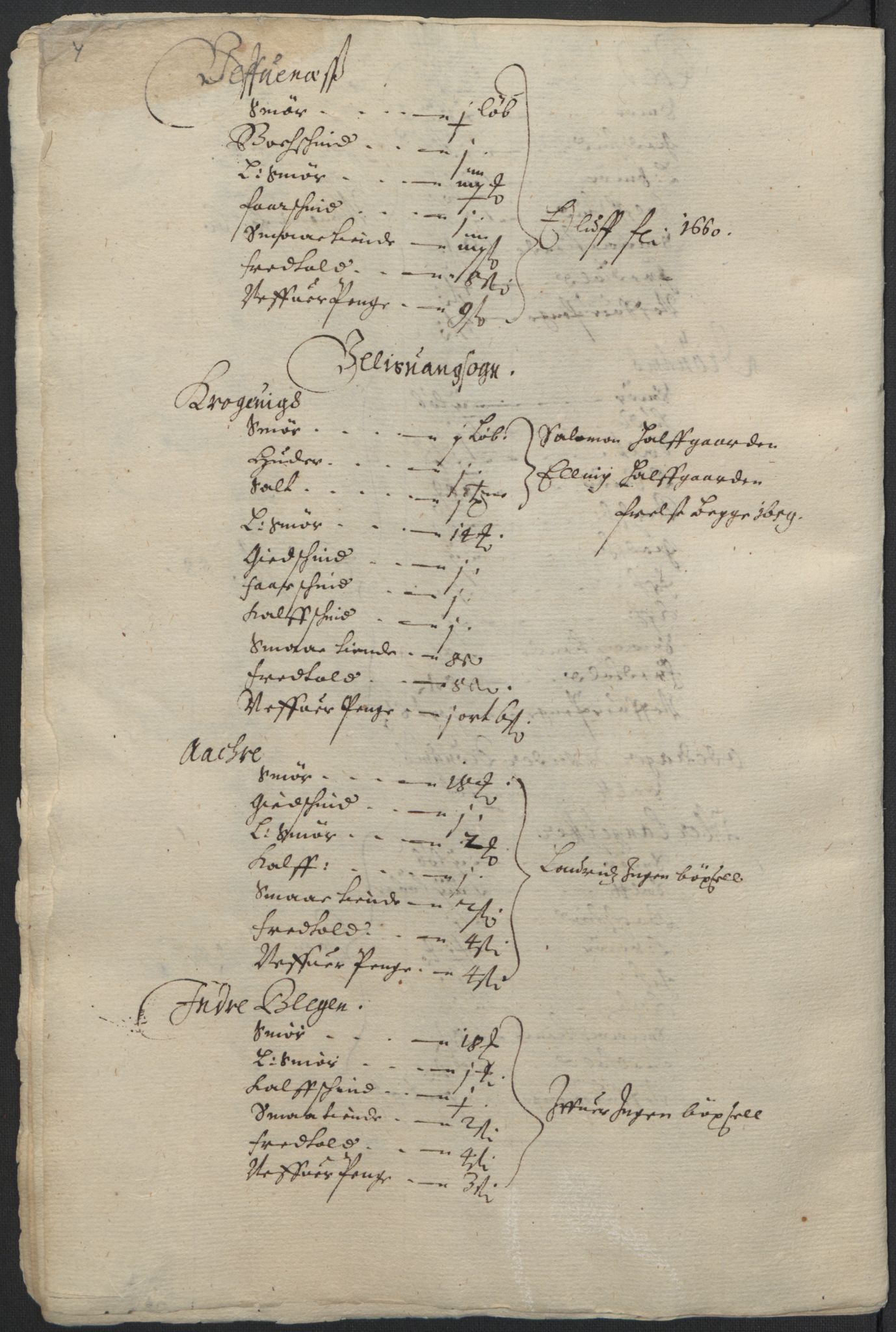 Rentekammeret inntil 1814, Realistisk ordnet avdeling, RA/EA-4070/L/L0026/0002: Bergen lagdømme: / Lyse klosters jordebok, 1661, p. 18b