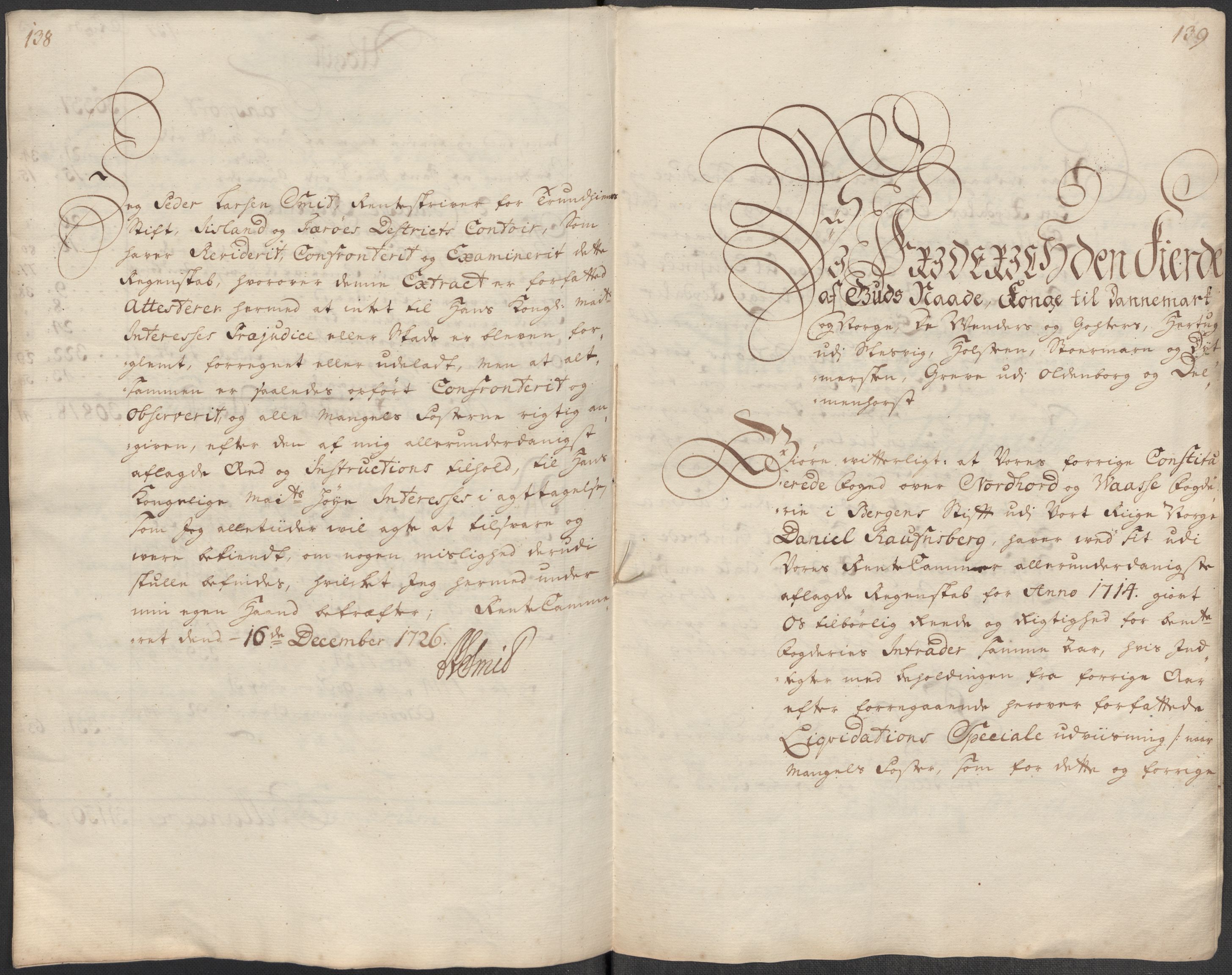 Rentekammeret inntil 1814, Reviderte regnskaper, Fogderegnskap, AV/RA-EA-4092/R51/L3197: Fogderegnskap Nordhordland og Voss, 1714, p. 29