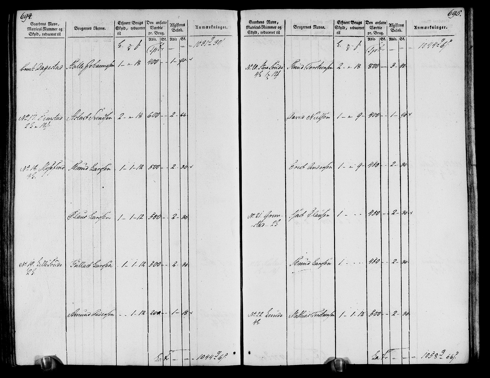 Rentekammeret inntil 1814, Realistisk ordnet avdeling, AV/RA-EA-4070/N/Ne/Nea/L0113: Nordhordland og Voss fogderi. Oppebørselsregister, 1803-1804, p. 355