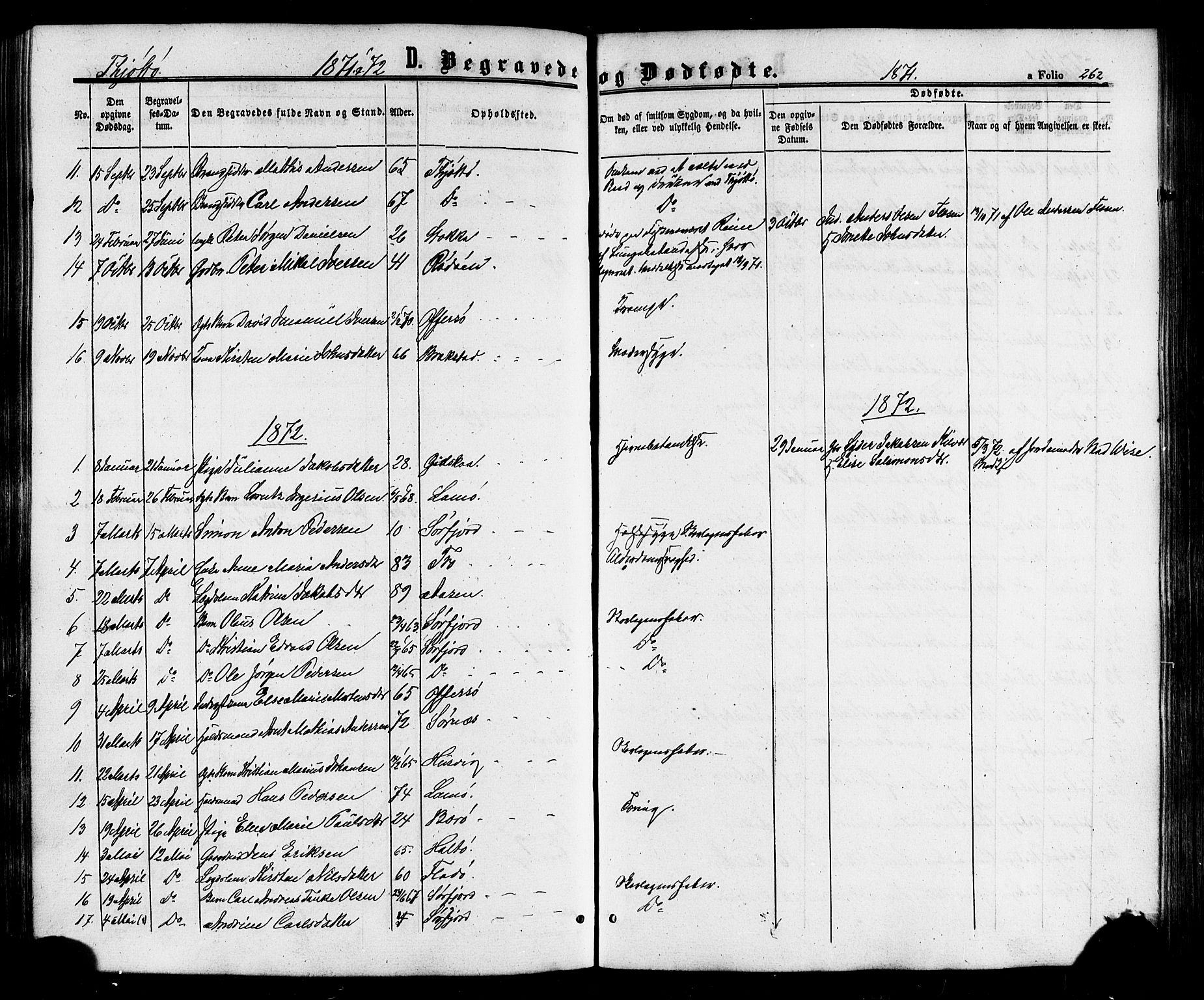 Ministerialprotokoller, klokkerbøker og fødselsregistre - Nordland, AV/SAT-A-1459/817/L0262: Parish register (official) no. 817A03/ 1, 1862-1877, p. 262