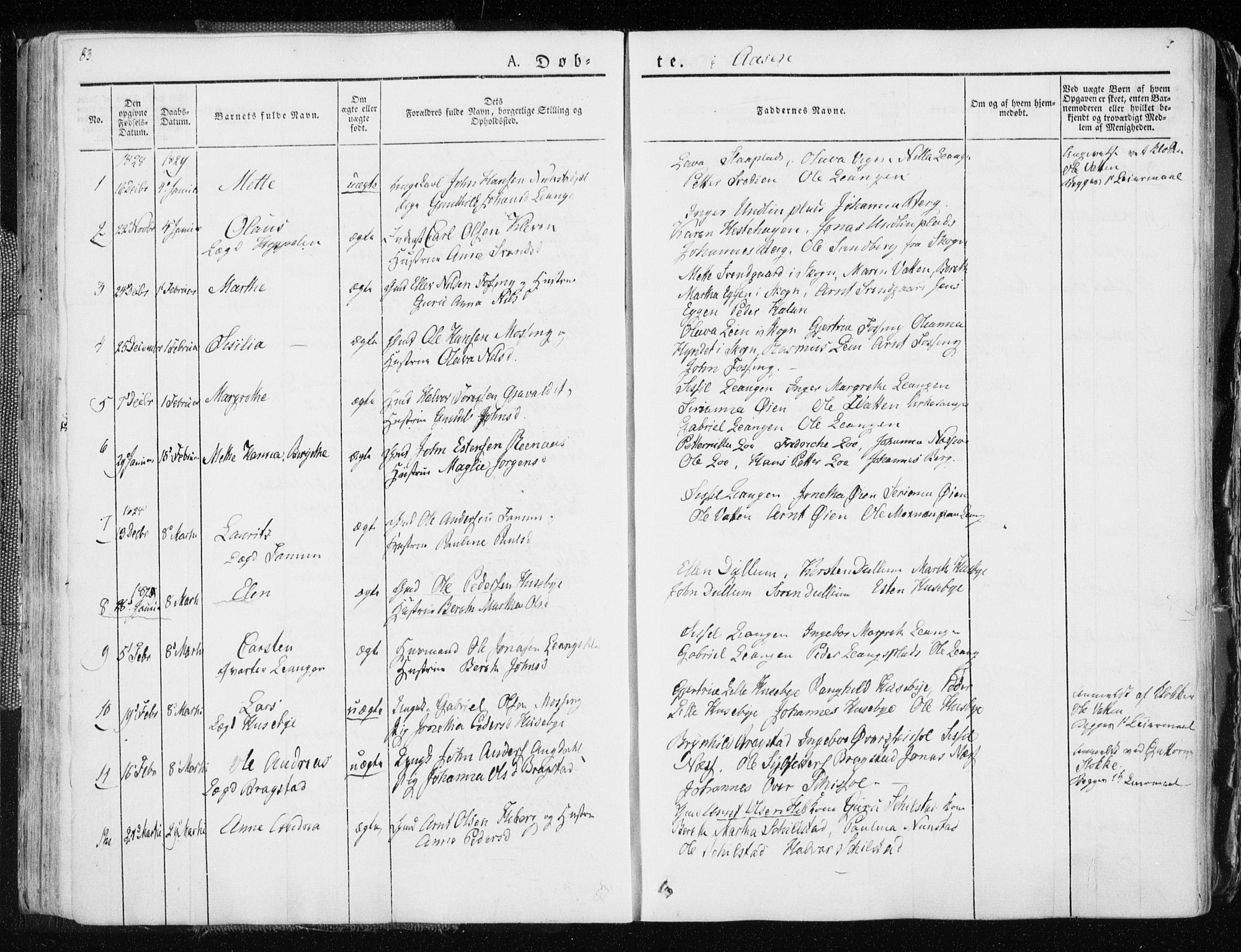 Ministerialprotokoller, klokkerbøker og fødselsregistre - Nord-Trøndelag, SAT/A-1458/713/L0114: Parish register (official) no. 713A05, 1827-1839, p. 83