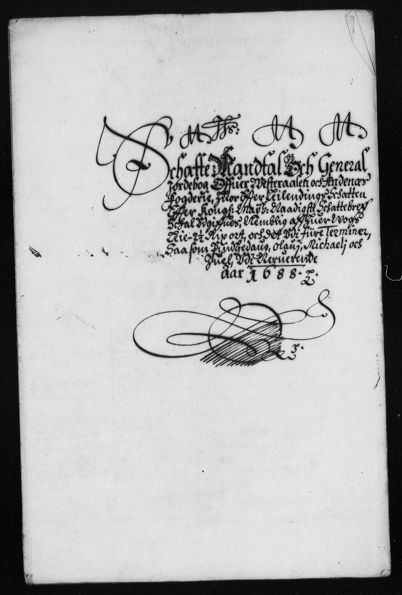 Rentekammeret inntil 1814, Reviderte regnskaper, Stiftamtstueregnskaper, Trondheim stiftamt og Nordland amt, AV/RA-EA-6044/R/Rh/L0012: Nordland amt, 1688