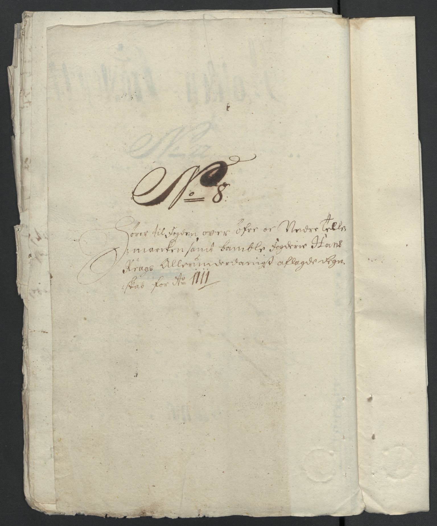 Rentekammeret inntil 1814, Reviderte regnskaper, Fogderegnskap, RA/EA-4092/R36/L2120: Fogderegnskap Øvre og Nedre Telemark og Bamble, 1711, p. 131
