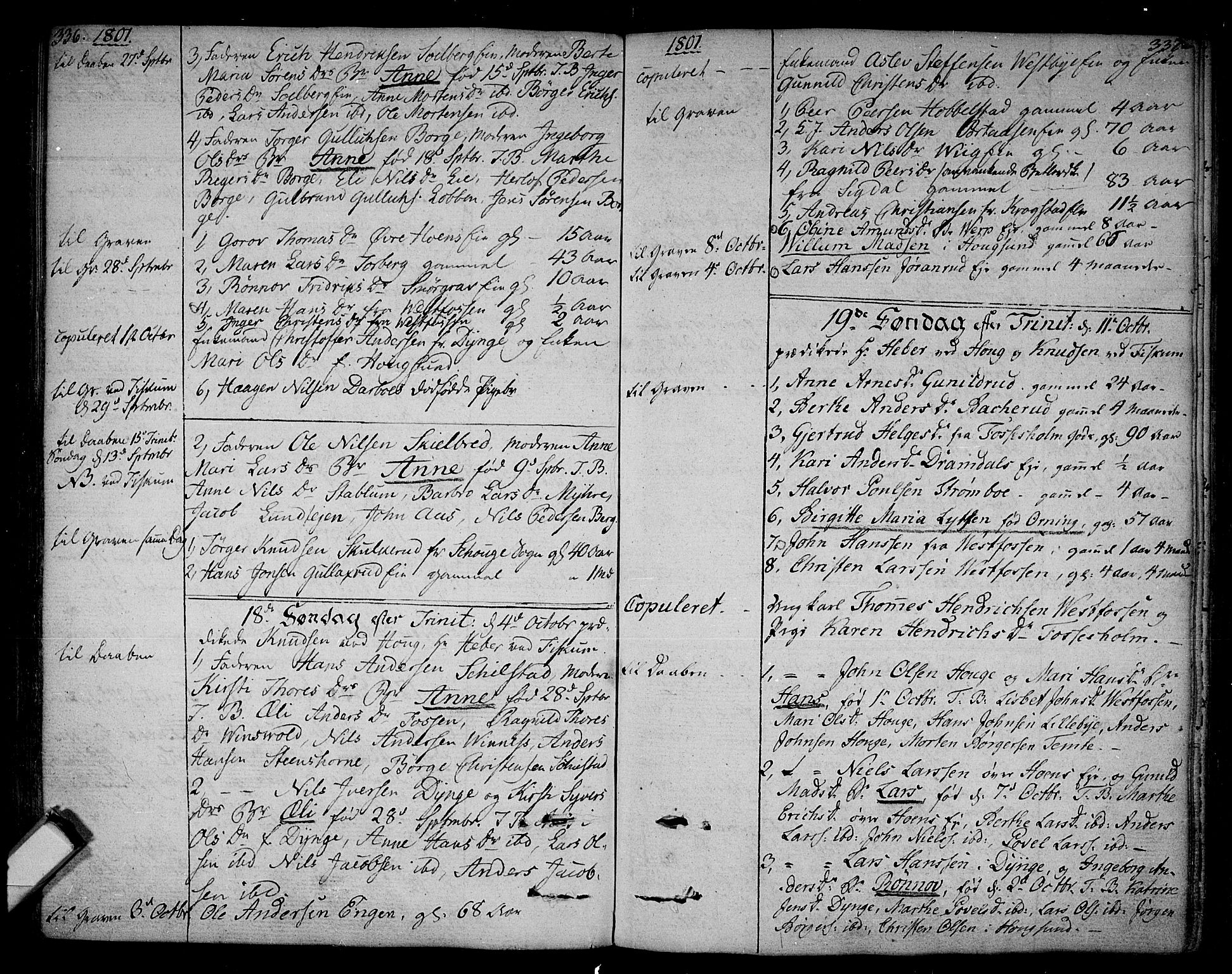Eiker kirkebøker, SAKO/A-4/F/Fa/L0009: Parish register (official) no. I 9, 1789-1806, p. 336-337