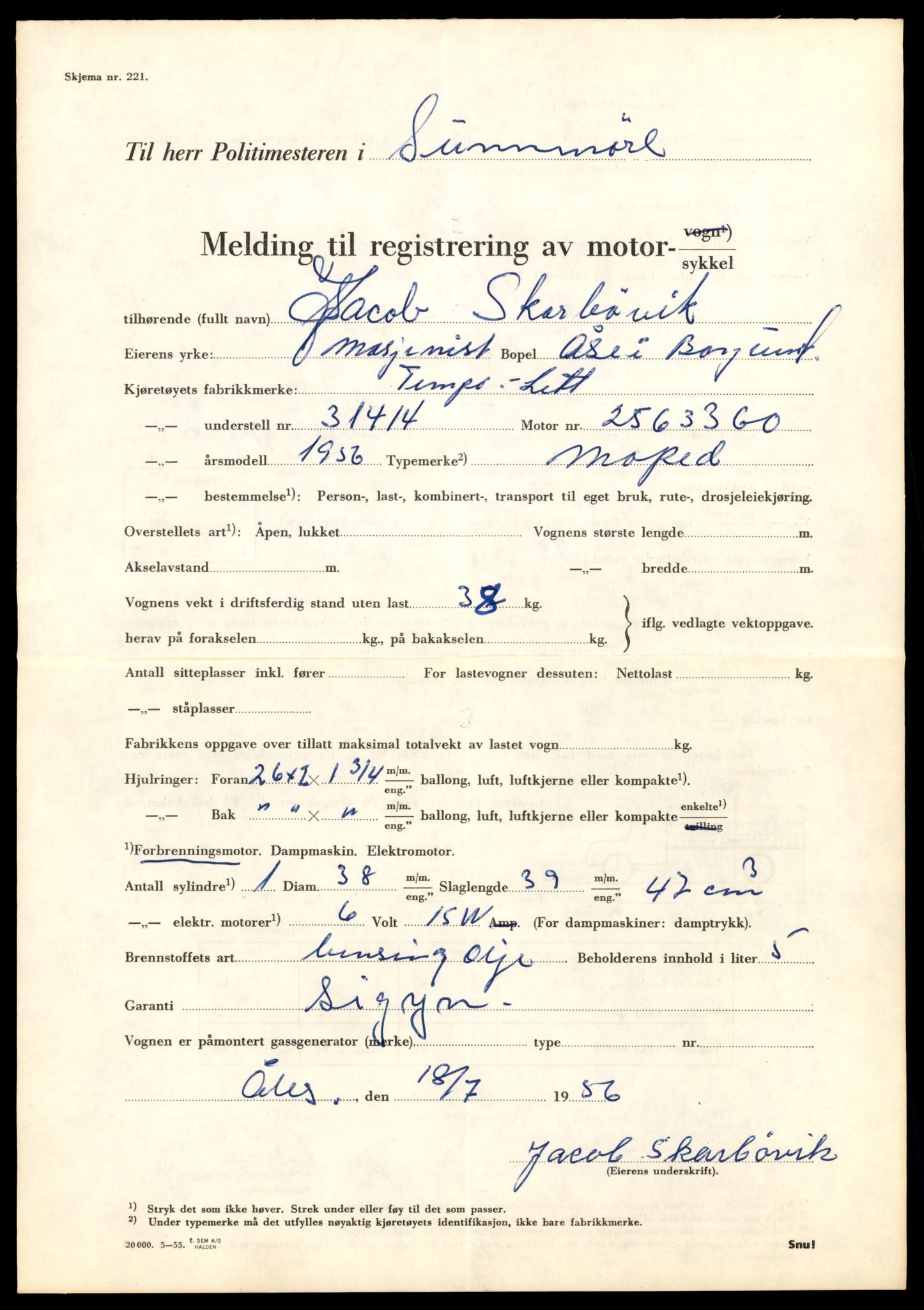 Møre og Romsdal vegkontor - Ålesund trafikkstasjon, SAT/A-4099/F/Fe/L0030: Registreringskort for kjøretøy T 11620 - T 11799, 1927-1998, p. 335