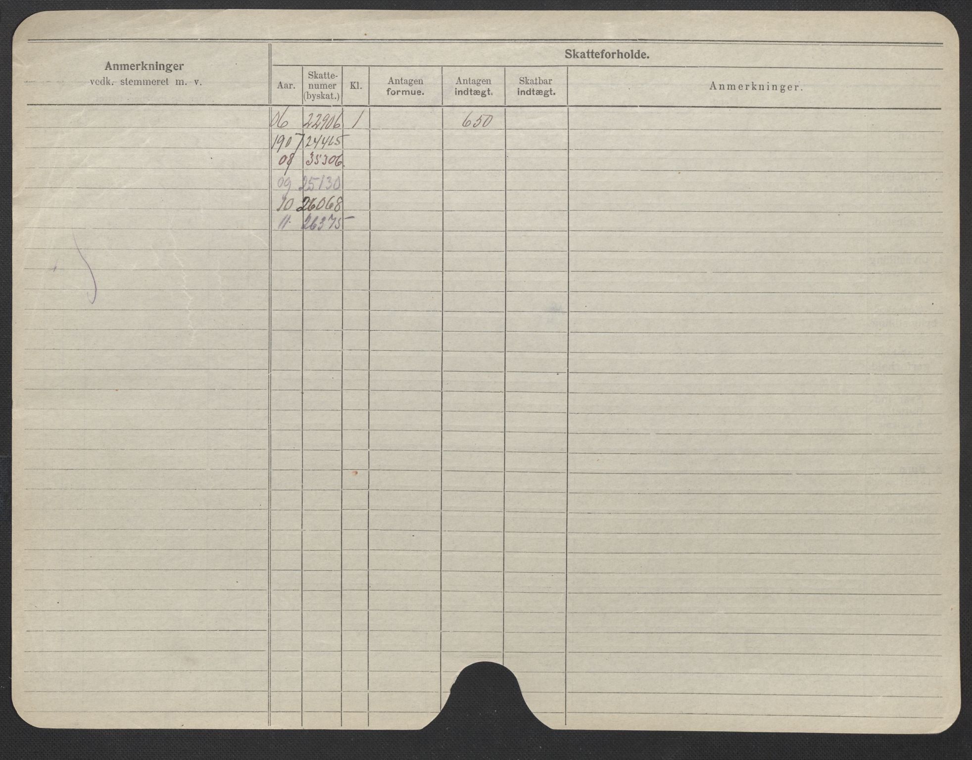 Oslo folkeregister, Registerkort, AV/SAO-A-11715/F/Fa/Fac/L0023: Kvinner, 1906-1914, p. 1135b