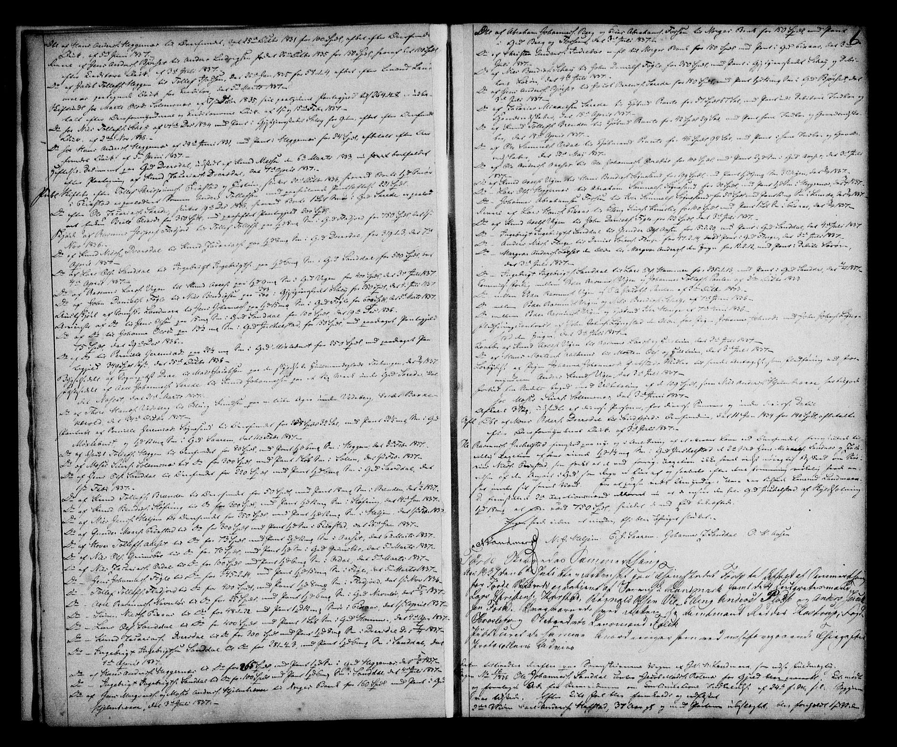 Sunnfjord tingrett, AV/SAB-A-3201/1/F/Fa/Fab/L0020: Tingbok, 1837-1843, p. 5b-6a