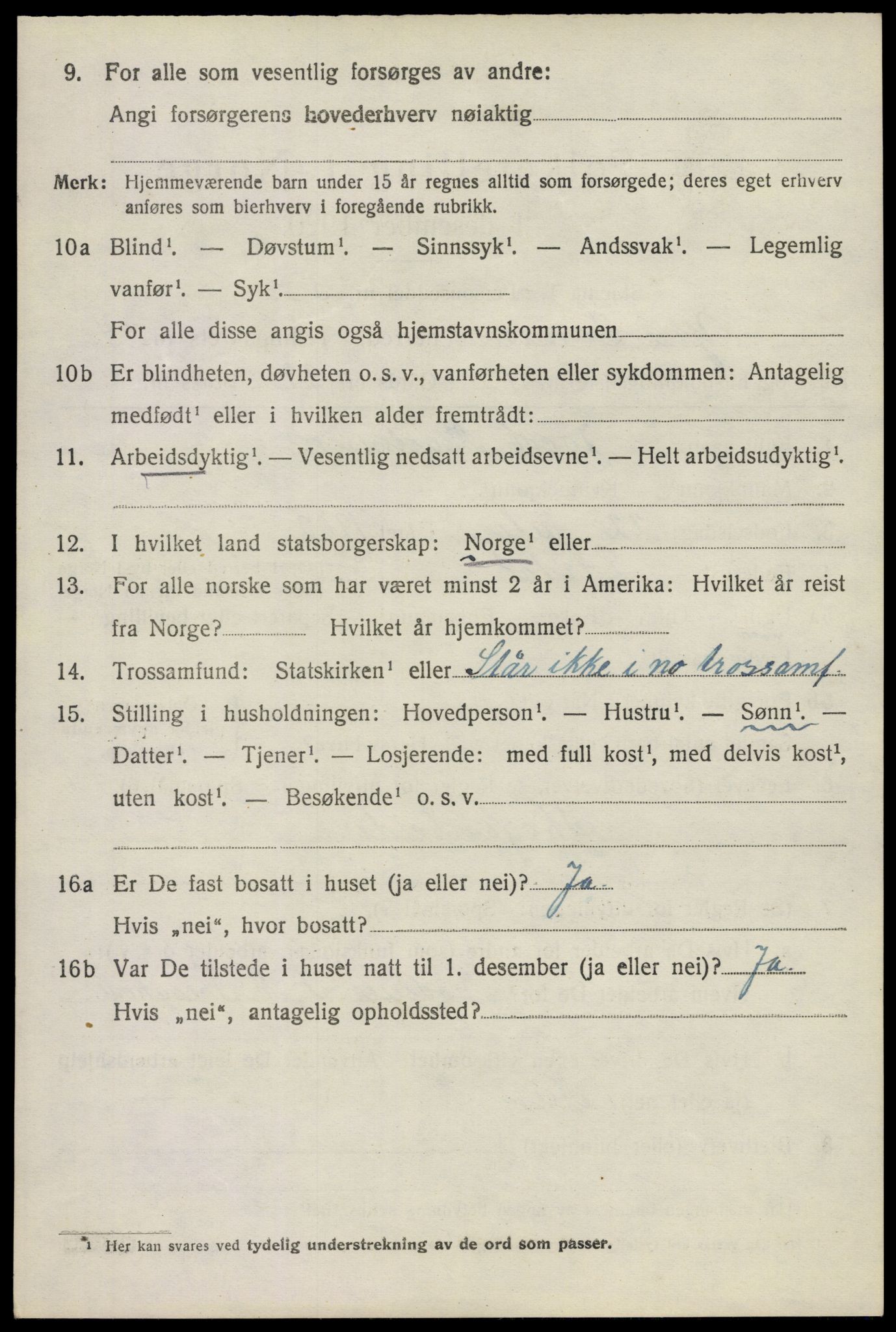 SAKO, 1920 census for Ytre Sandsvær, 1920, p. 4397