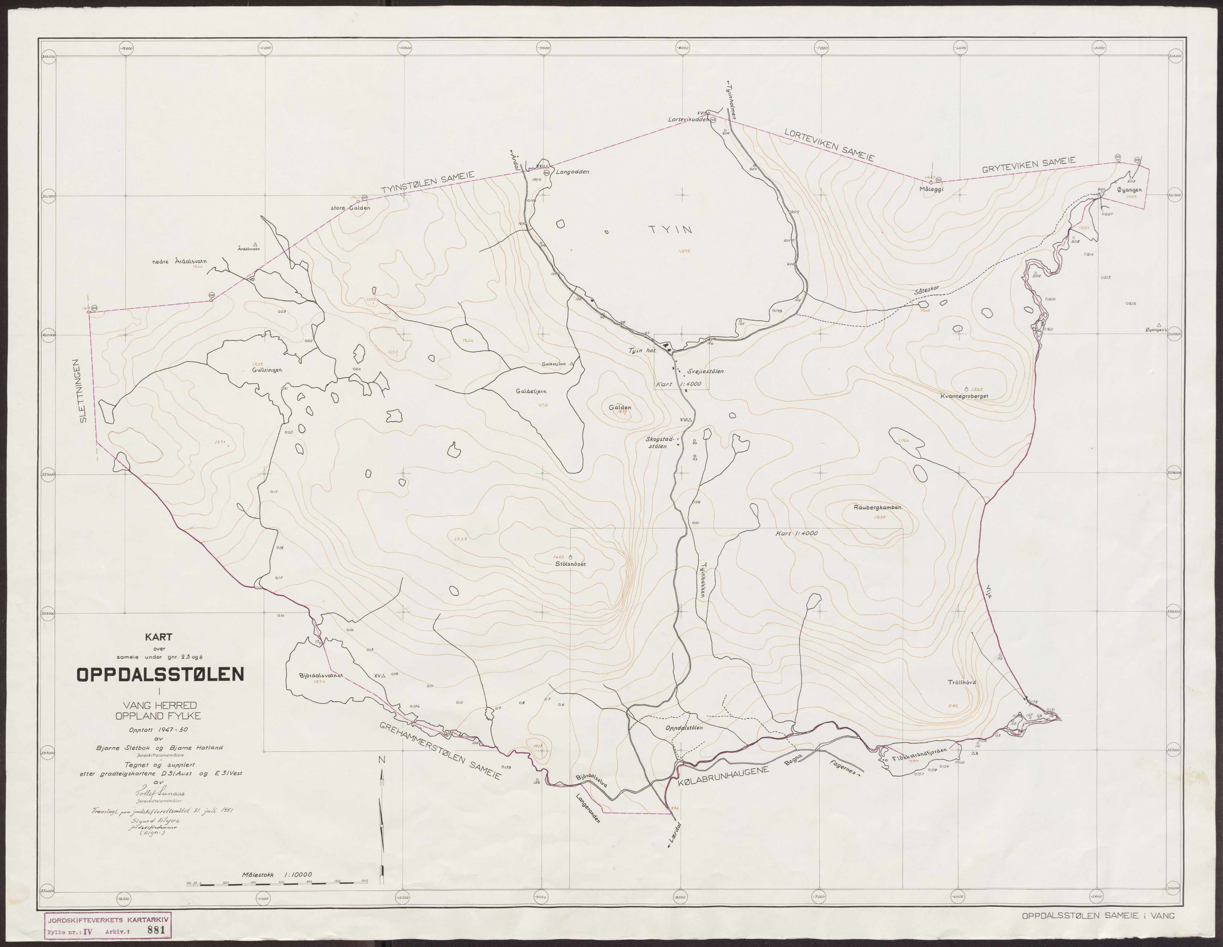 Jordskifteverkets kartarkiv, AV/RA-S-3929/T, 1859-1988, p. 1102