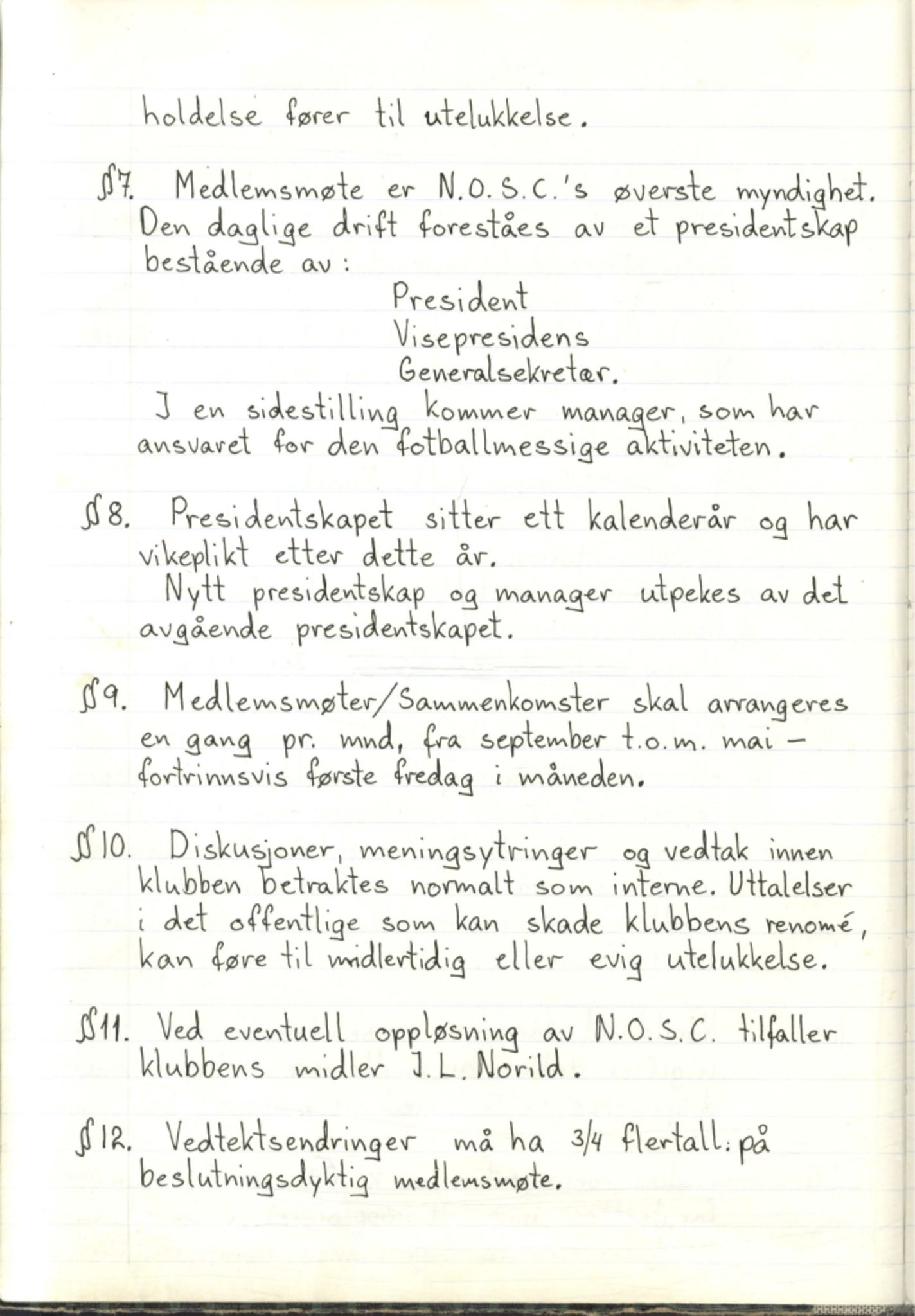 Norild Old Star Club, FMFB/A-1039/A/L0001: Møteprotokoll, 1978-1990, p. 8