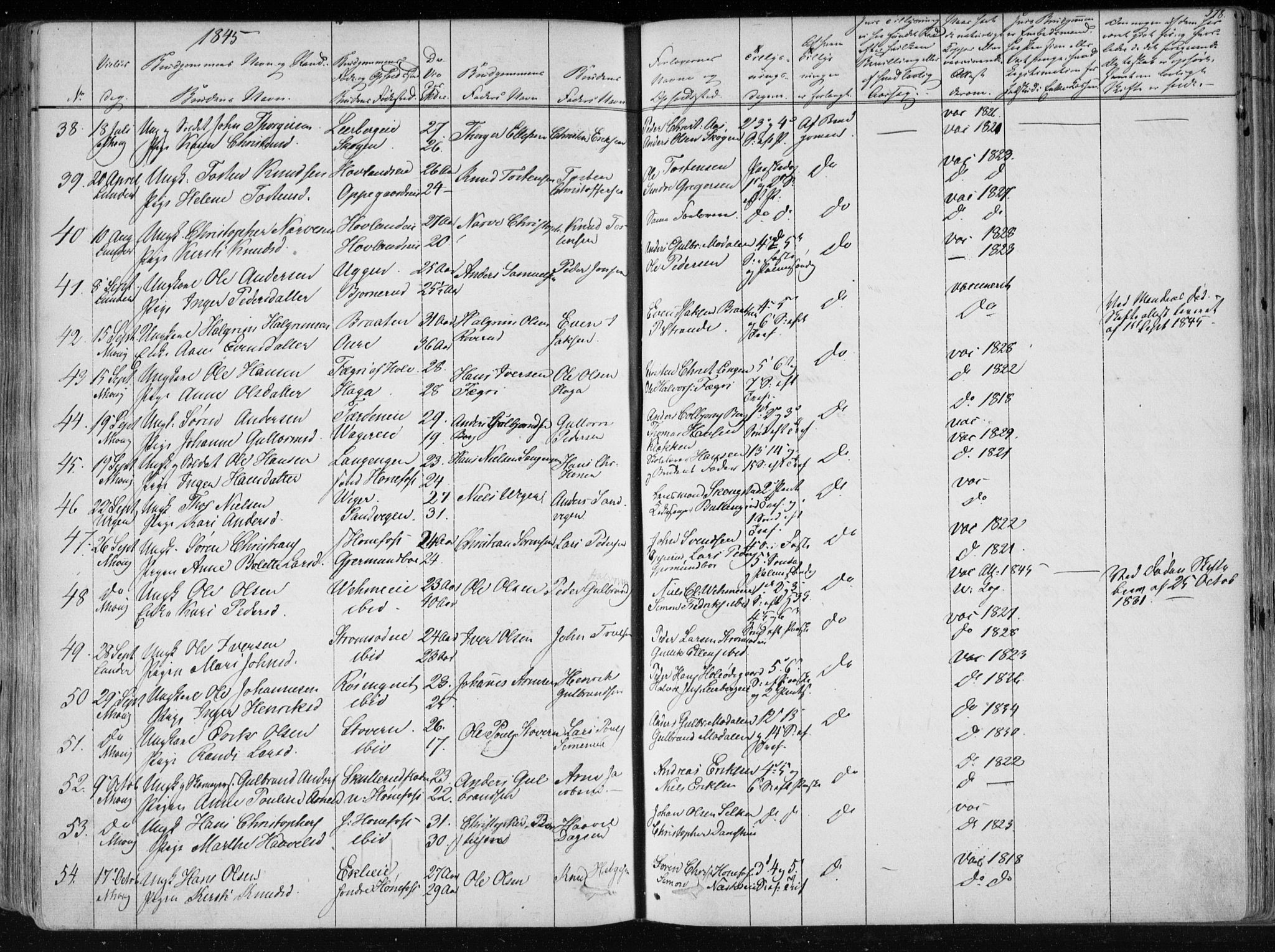 Norderhov kirkebøker, AV/SAKO-A-237/F/Fa/L0010: Parish register (official) no. 10, 1837-1847, p. 378