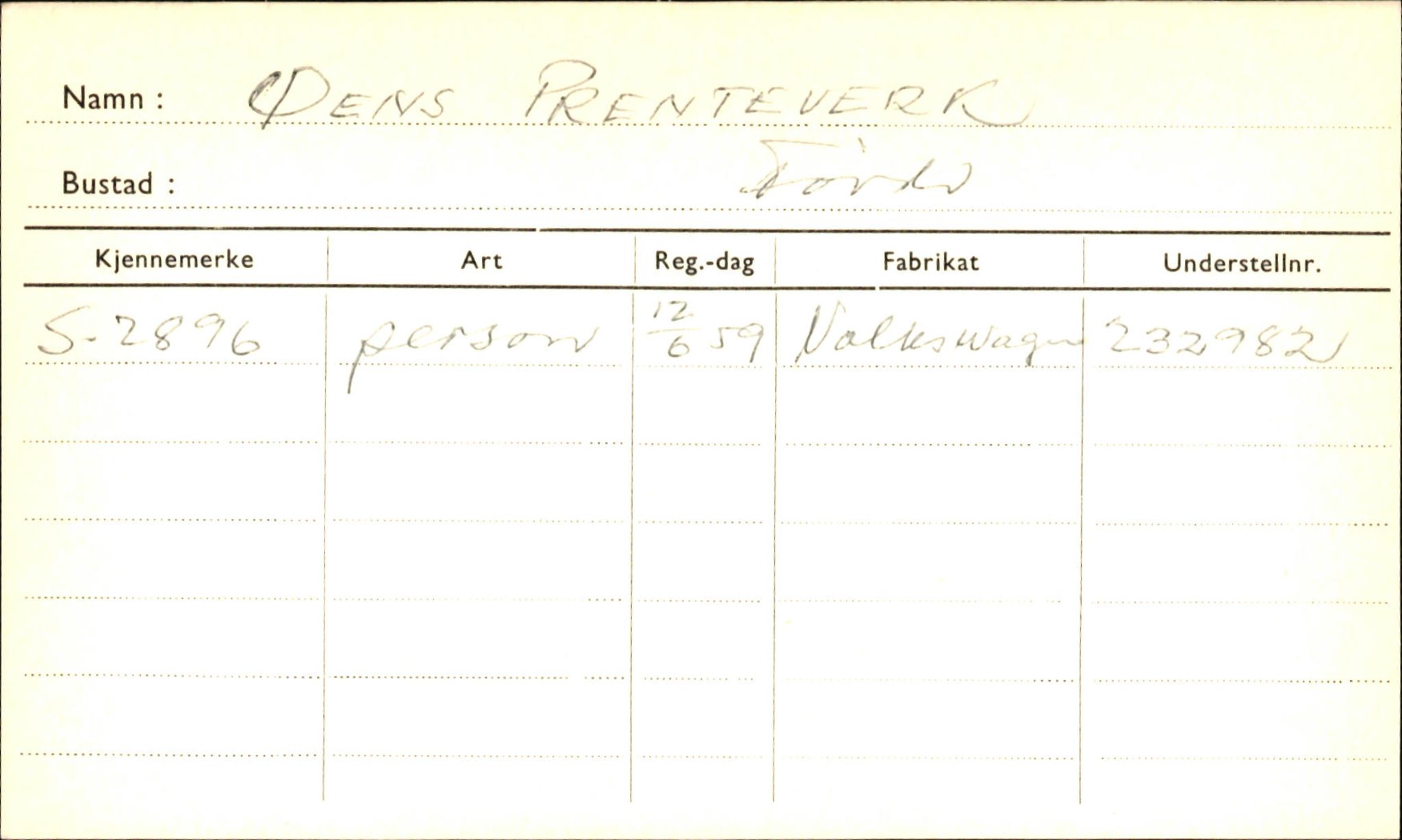 Statens vegvesen, Sogn og Fjordane vegkontor, AV/SAB-A-5301/4/F/L0002: Eigarregister Fjordane til 1.6.1961, 1930-1961, p. 671